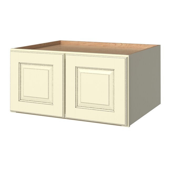 allen + roth Annscroft 30-in W x 15.125-in H x 12-in D Hazelnut Maple Door Wall Semi-Custom Cabinet allen + roth Annscroft 30-in W x 15.125-in H x 12-in D Hazelnut Maple Door Wall Semi-Custom Cabinet