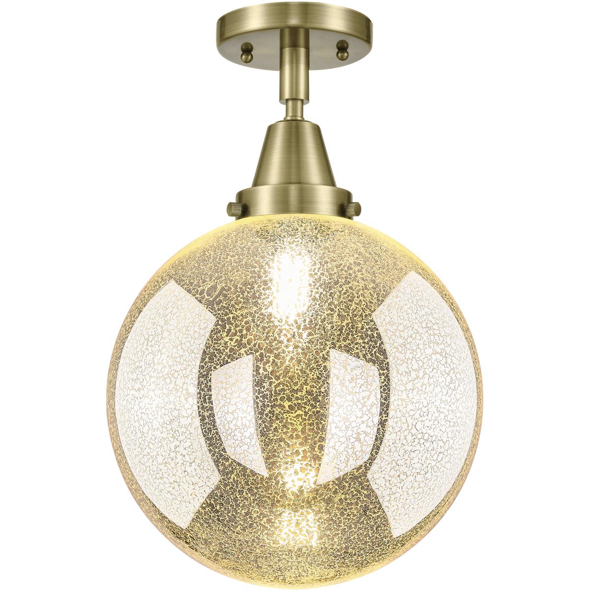 Innovations Lighting 447-1C-AB-G208-10 447-1C-AB-G208-10 Downtown Urban Beacon Flush Mount