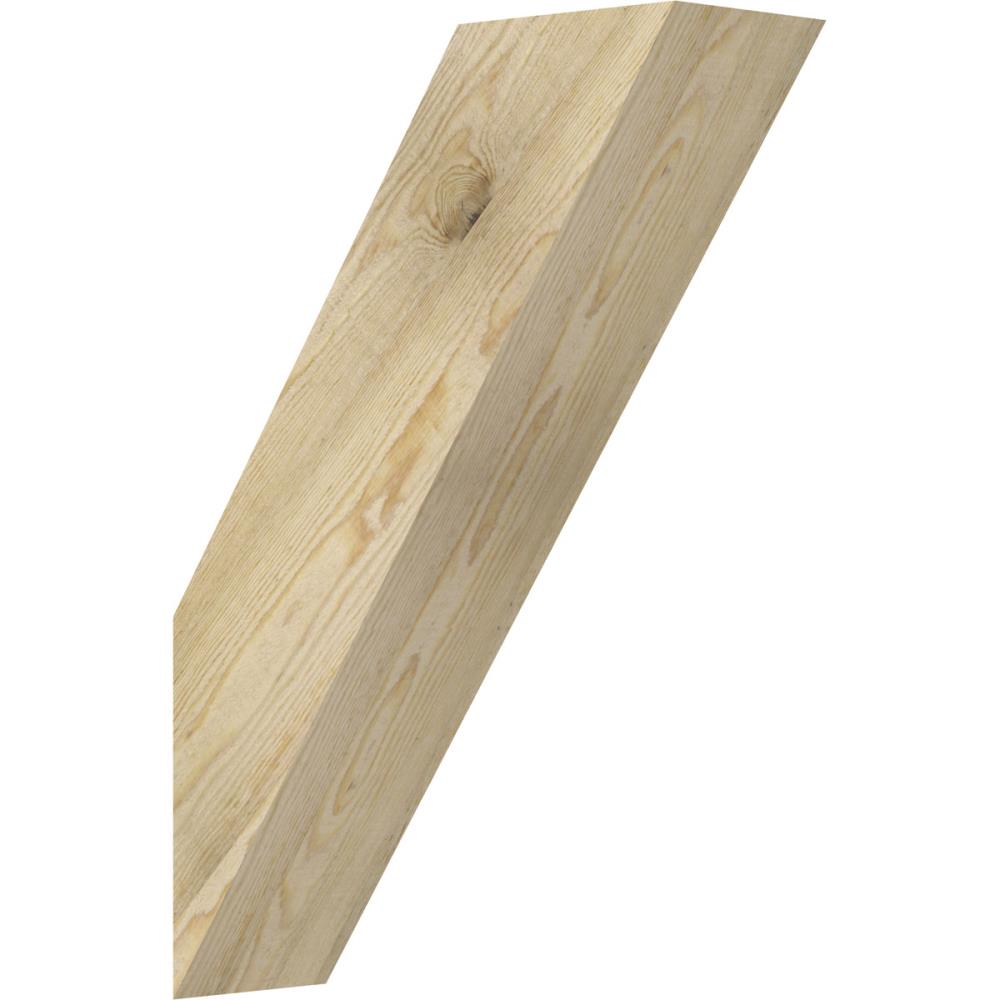 Ekena Millwork BRC06X18X26TRA00RDF 6-in x 18-in x 26-in Douglas Fir Unfinished Wood Traditional rough sawn