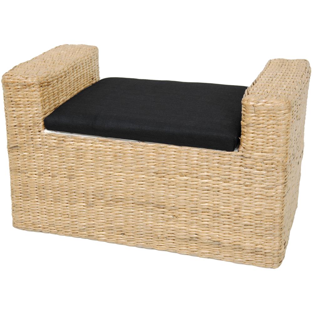 safavieh omari wicker bench