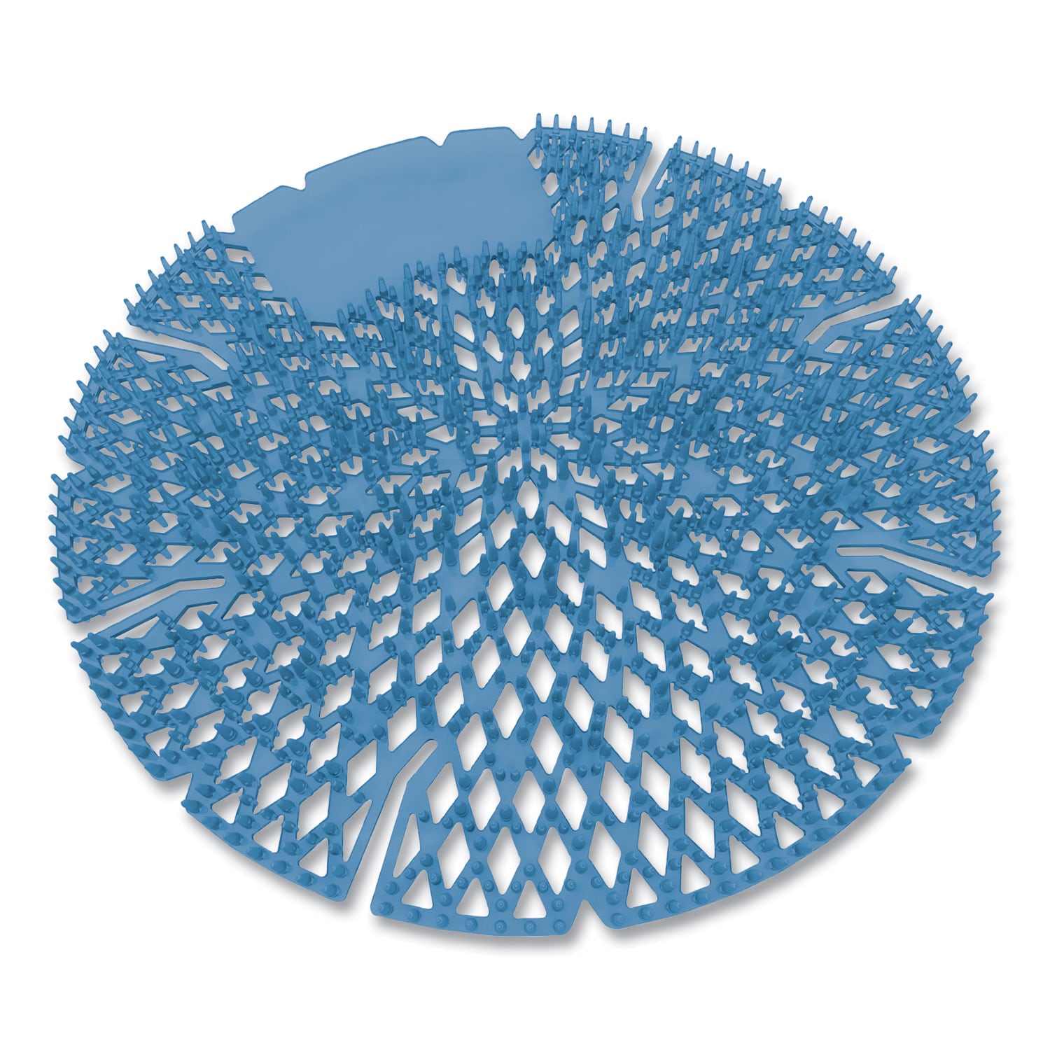 Big D Industries Diamond 3D Urinal Screen Mountain Air Scent Blue 10/Pack 6 Packs/Carton