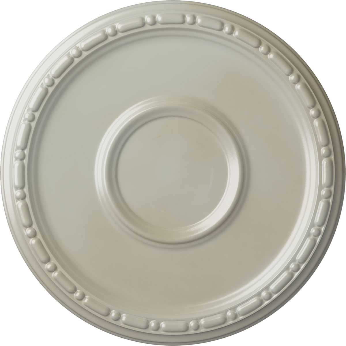 Ekena Millwork CM16MDFBS Medea 16.5-in W x 16.5-in L Painted Flash Blue Polyurethane Whole Ceiling Medallion
