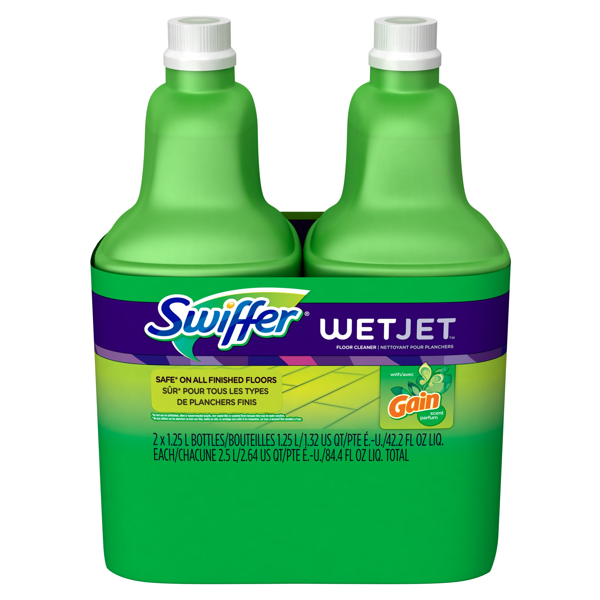 Swiffer Wetjet Multi Purpose 2 Pack 42, Hardwood Floor Cleaner Swiffer Wet Jet