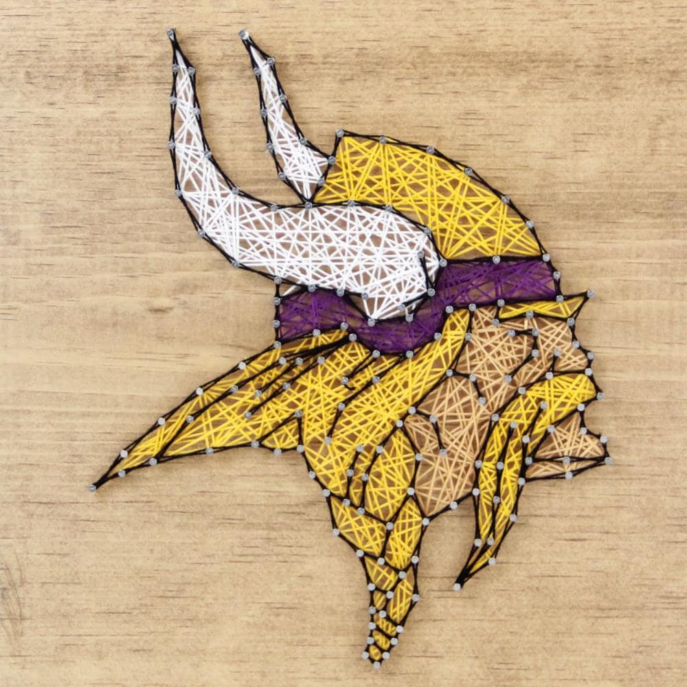 Sporticulture Minnesota Vikings 11.5-in H x 11.5-in W Sports Wood Word Art  at