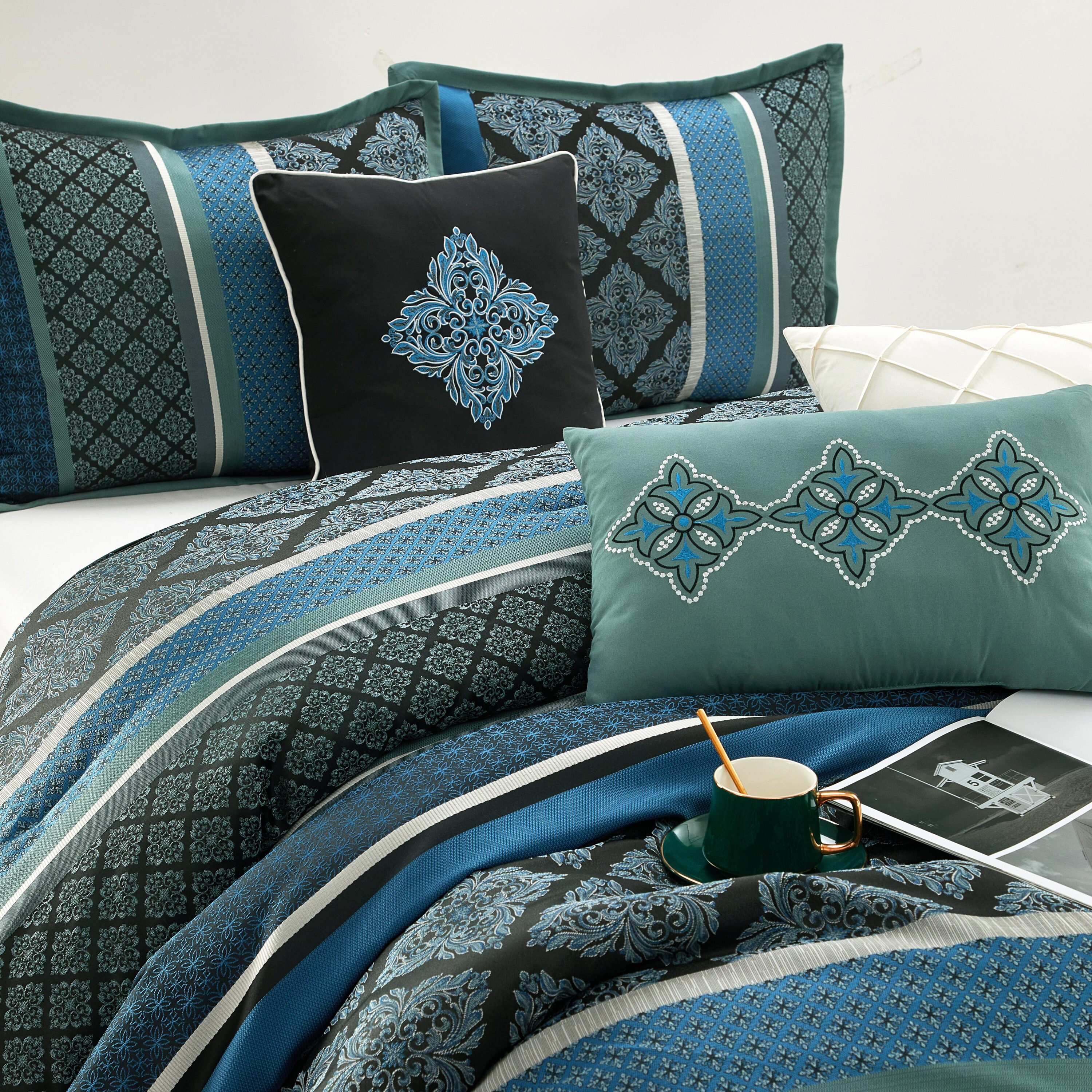 Nanshing TEFIA7-CK-BLU bedding - View #2