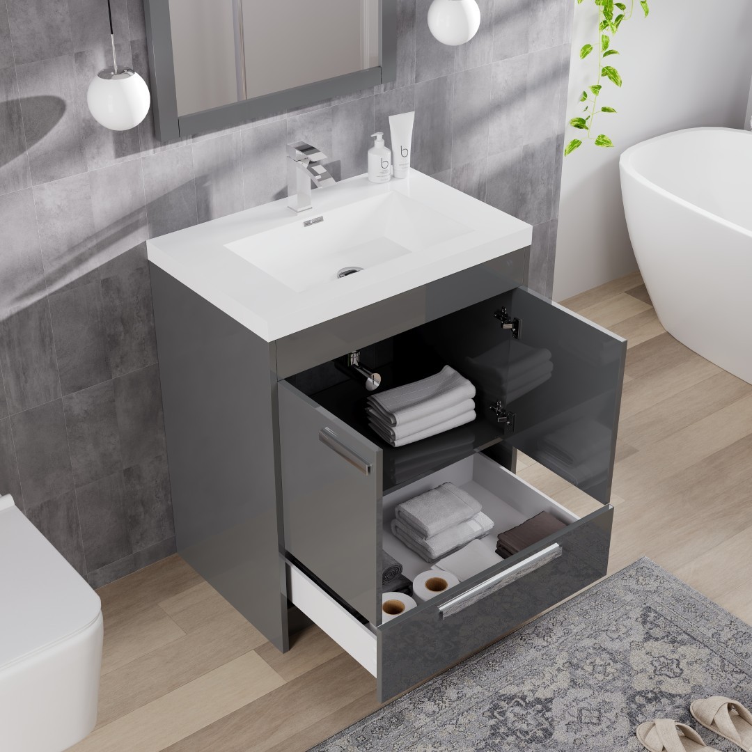 Eviva EVVN750-8-30GR Bath-Vanity-Combo - View #6
