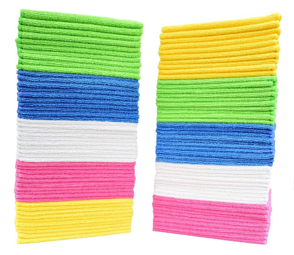Multi Design Multicolor Microfiber Kitchen Towel, Wash Type: Machine & Hand  Wash