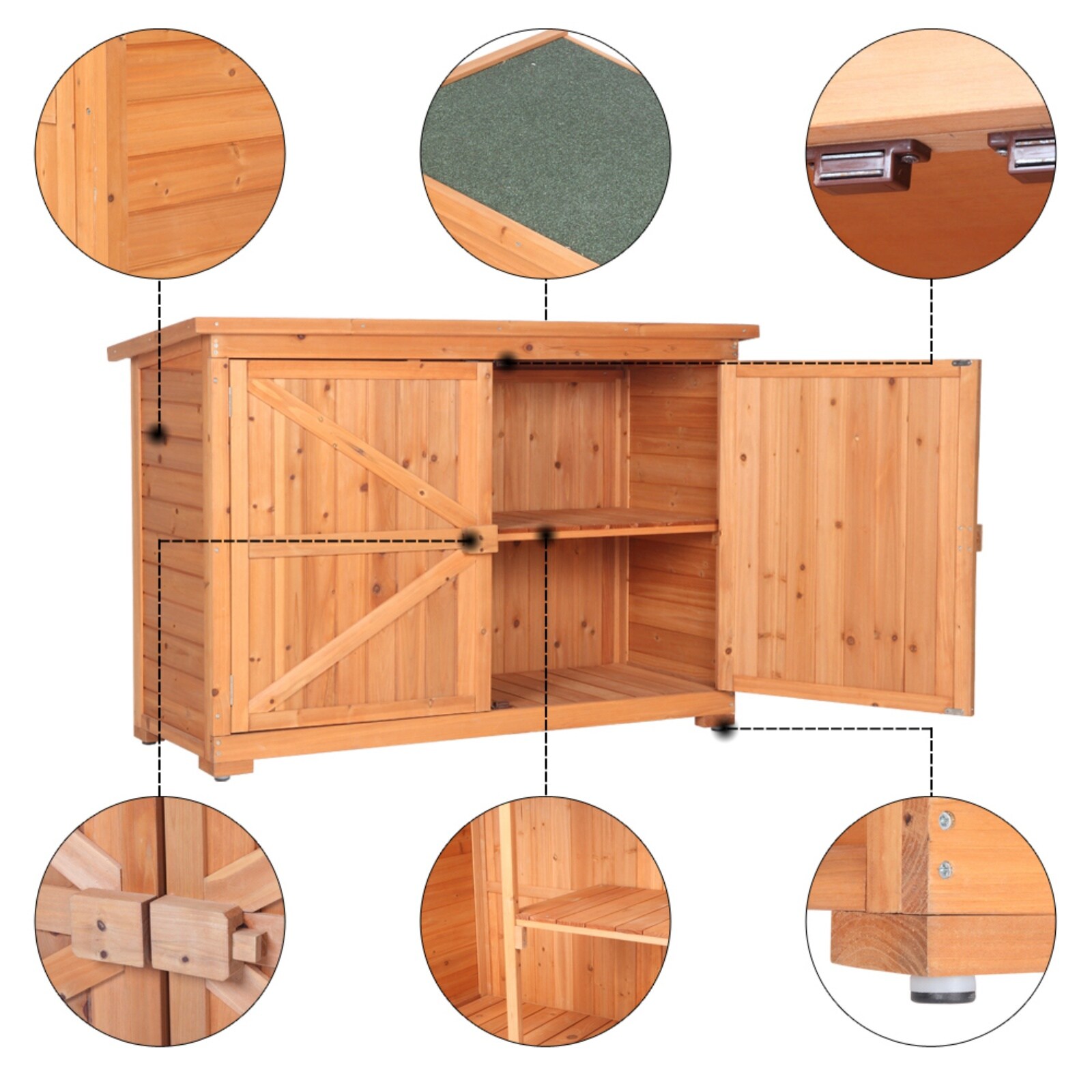 VINGLI LS-G15000052+53 Wood-Storage-Buildings - View #3