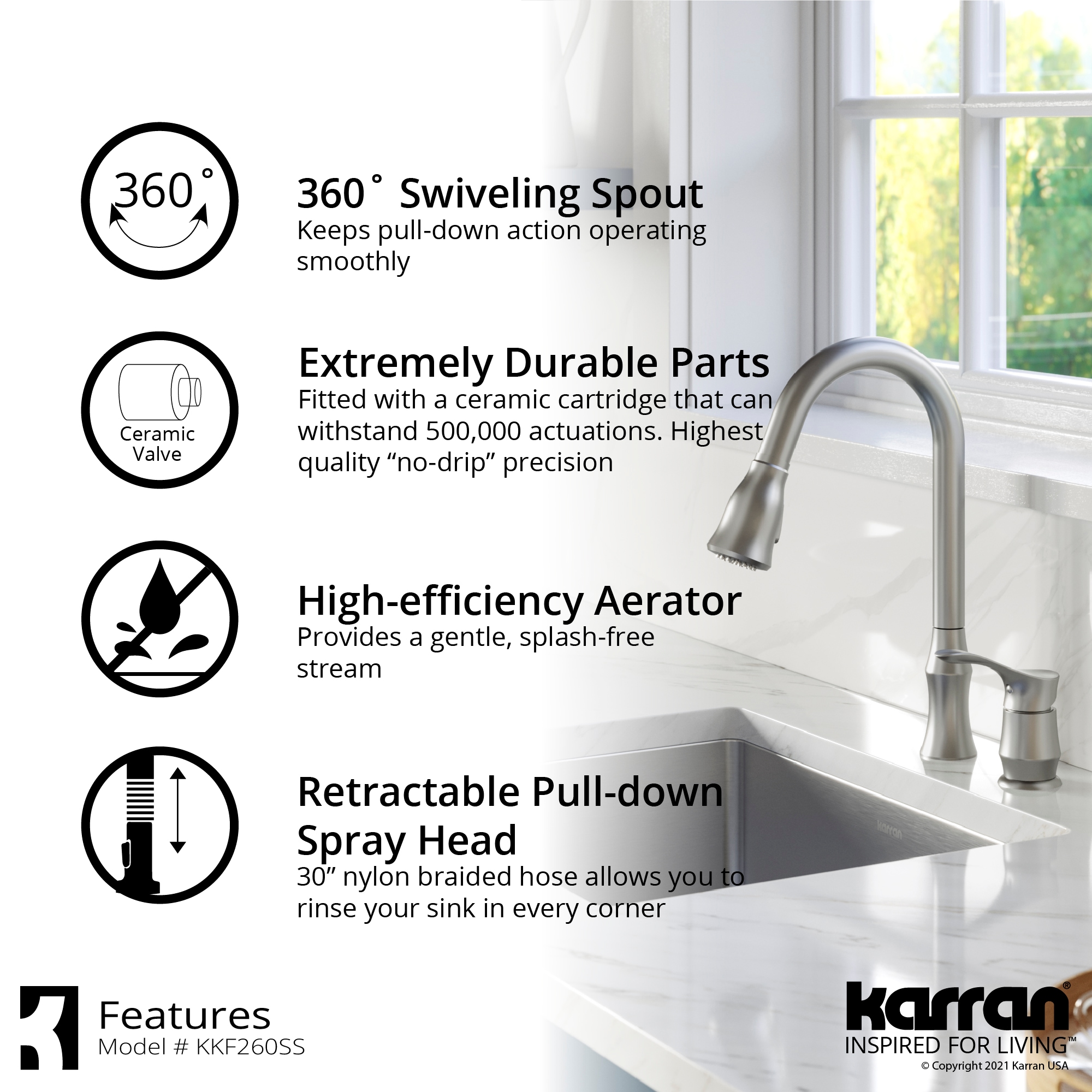 Karran KKF260SD25SS Kitchen-Faucets - View #5