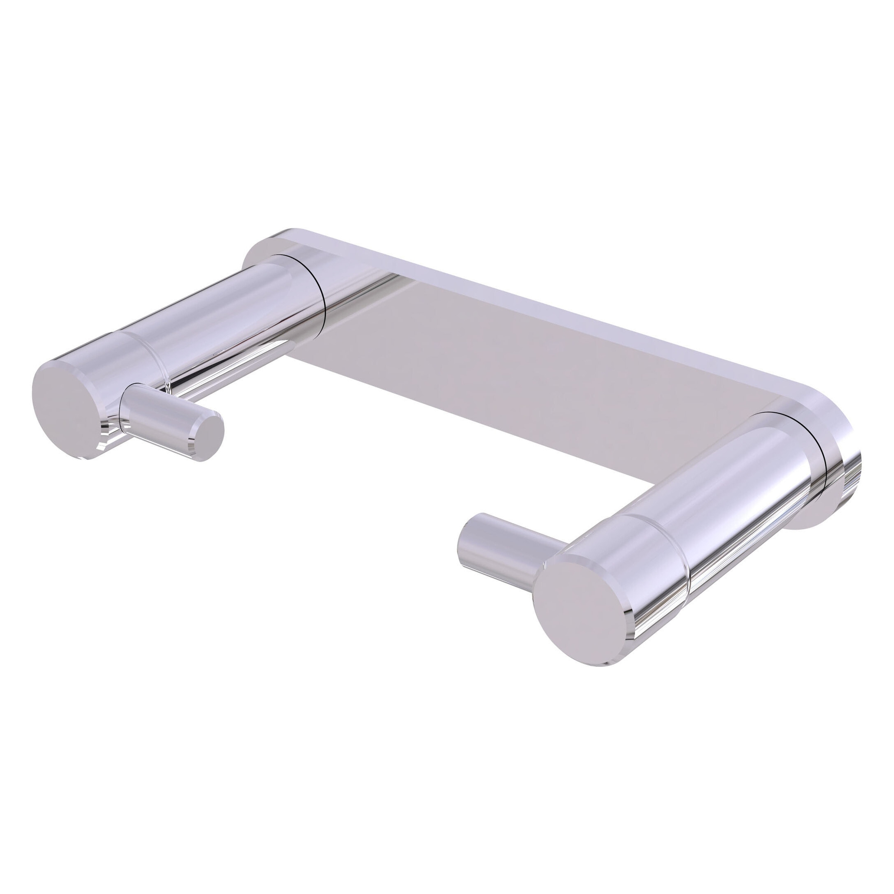 Allied Brass FR-24R-PC Fresno Polished Chrome Wall mount Pivot Toilet Paper Holder 1 -Rolls with Storage