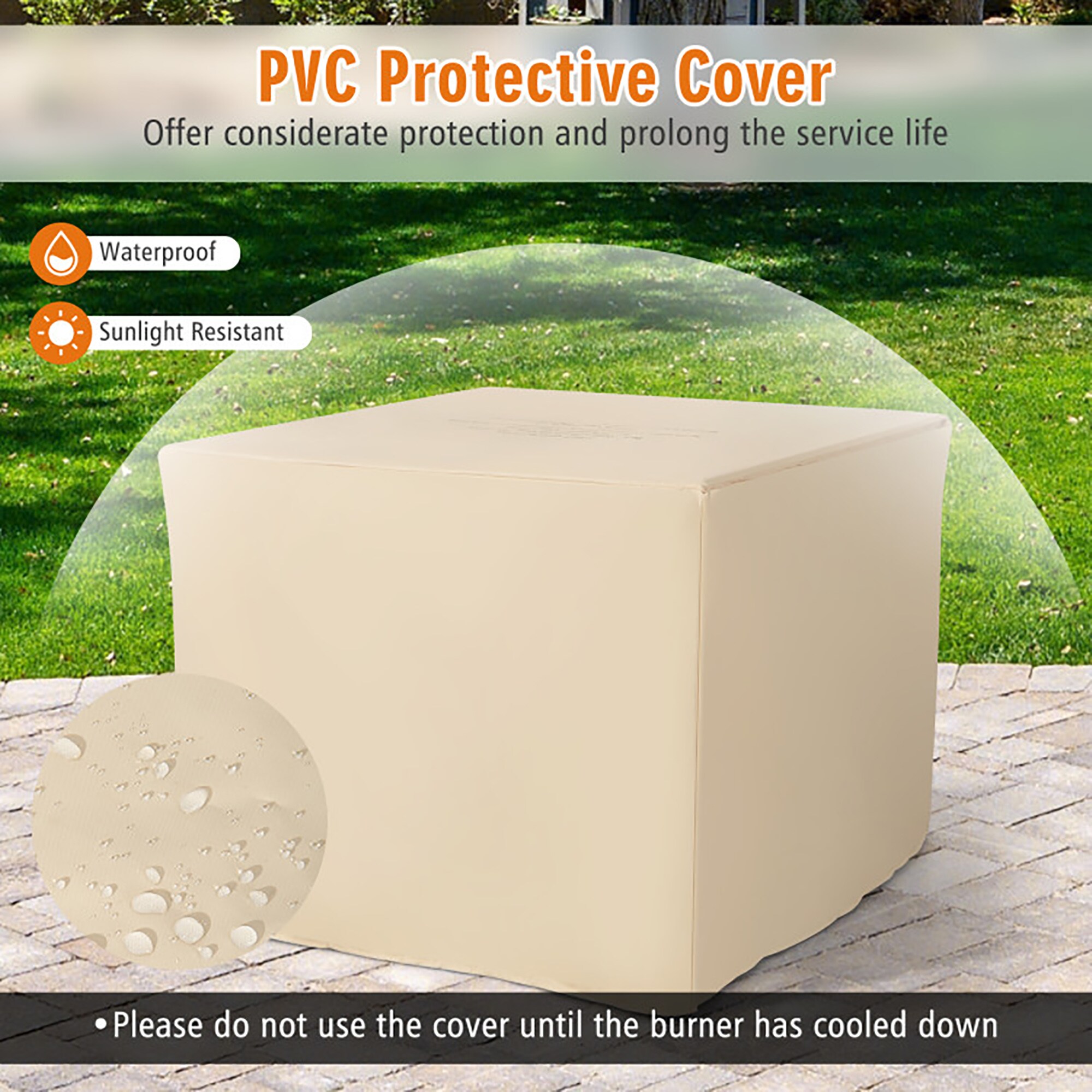 CASAINC WF-CYTVS07-WHI Outdoor-Gas-Firepits - View #7