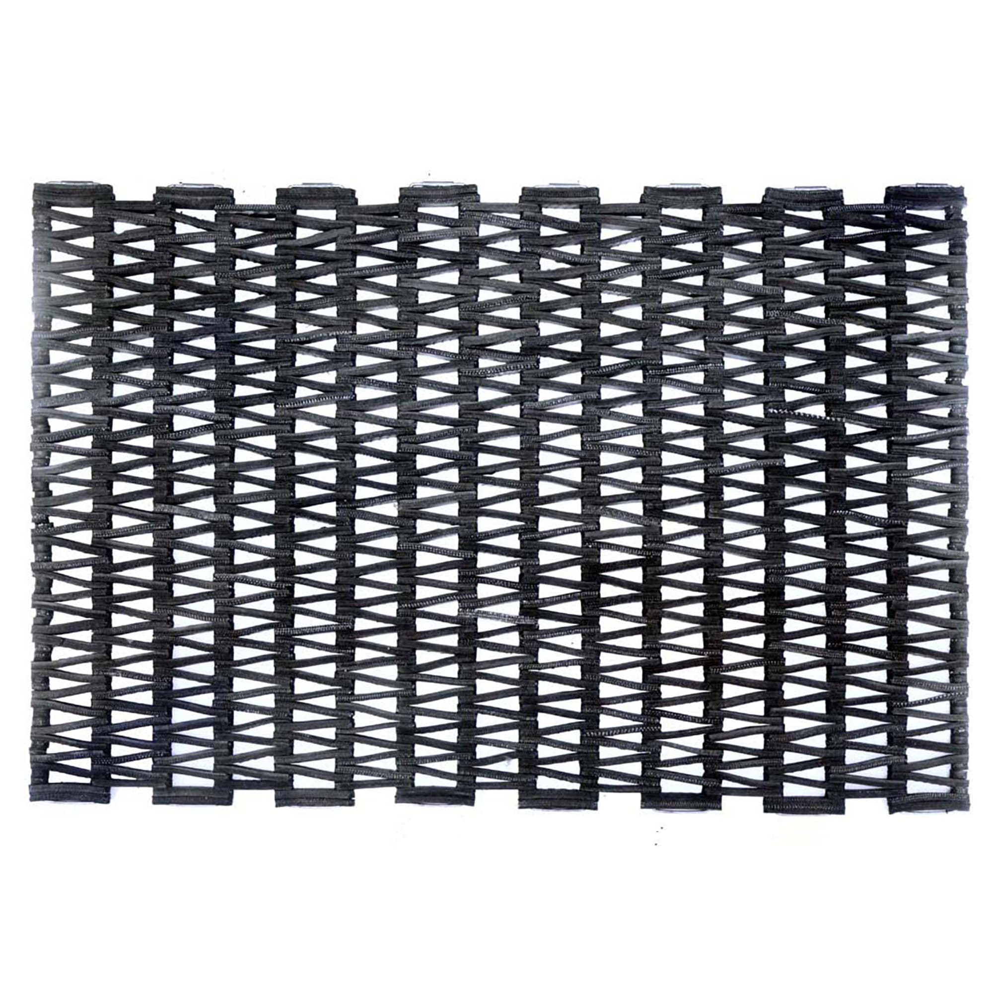 Durable Corporation 108H3648 3-ft x 4-ft Black Recycled rubber Rectangular Outdoor Decorative Home Door mat