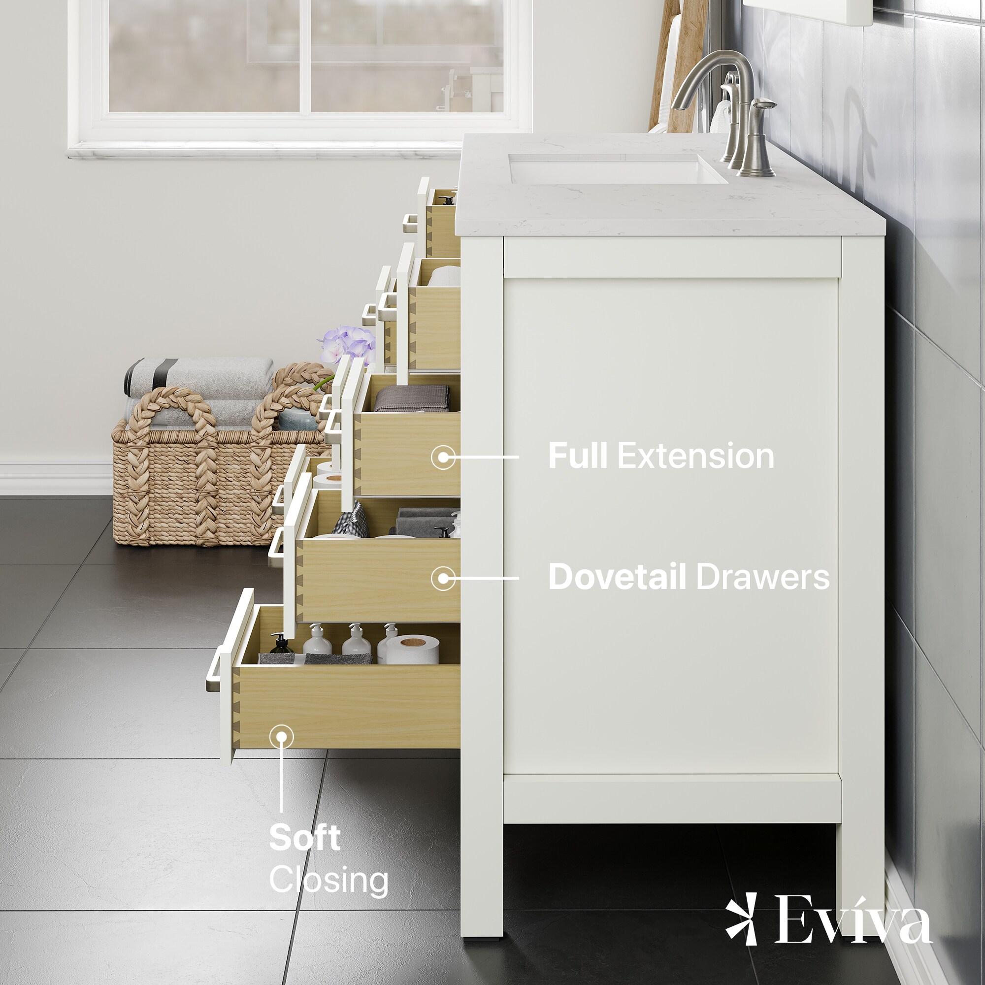 Eviva EVVN412-54WH Bath-Vanity-Combo - View #5