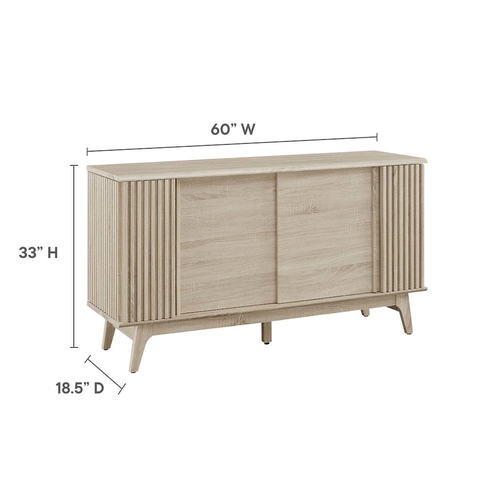 Modway EEI-6278-OAK Dining-Kitchen-Storarge - View #3