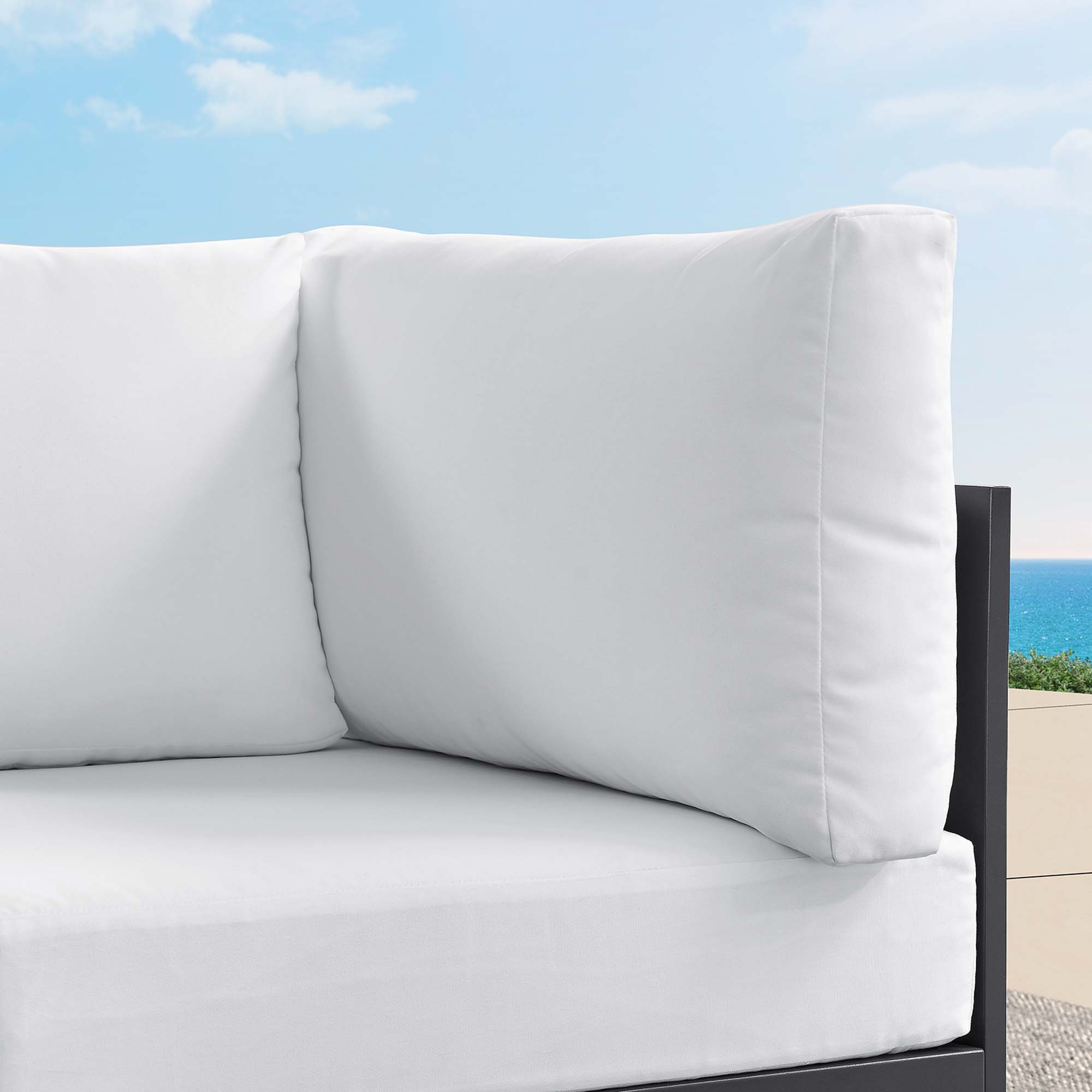 Modway EEI-6631-GRY-WHI Patio-Sofas-Daybeds - View #7