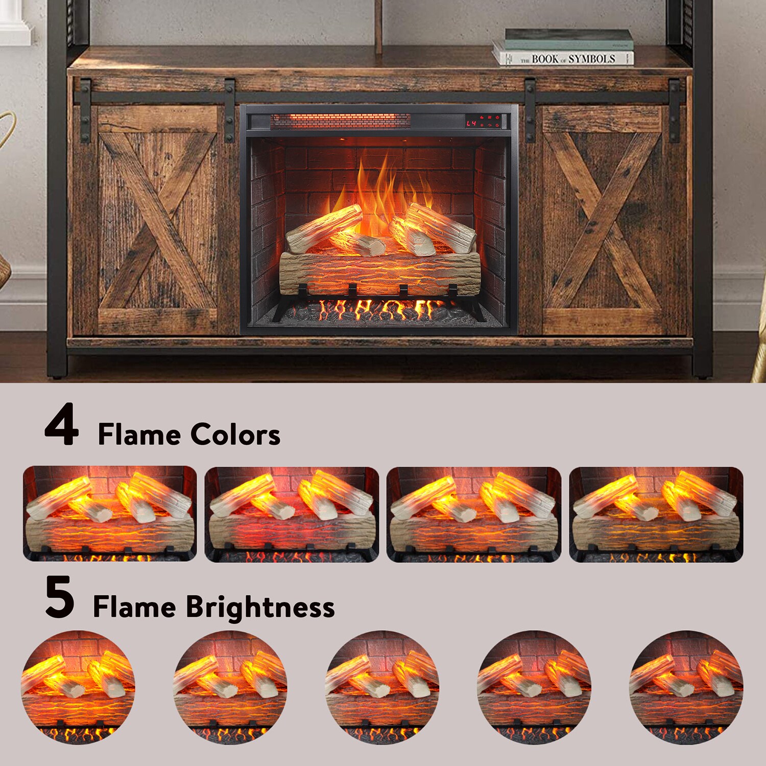 GZMR GZ-HY29US Electric-Fireplaces - View #5
