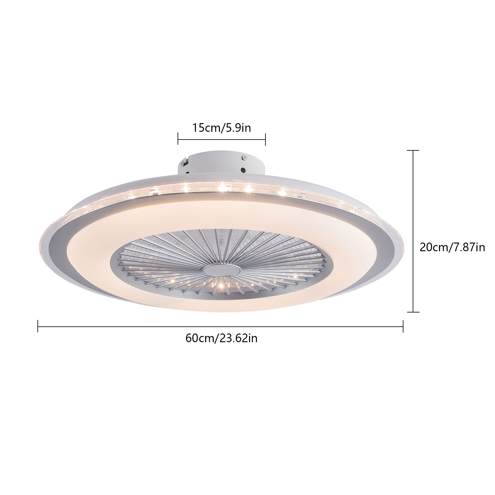Oukaning HG-HCXLST-3040-US-BT Ceiling-Fans - View #5