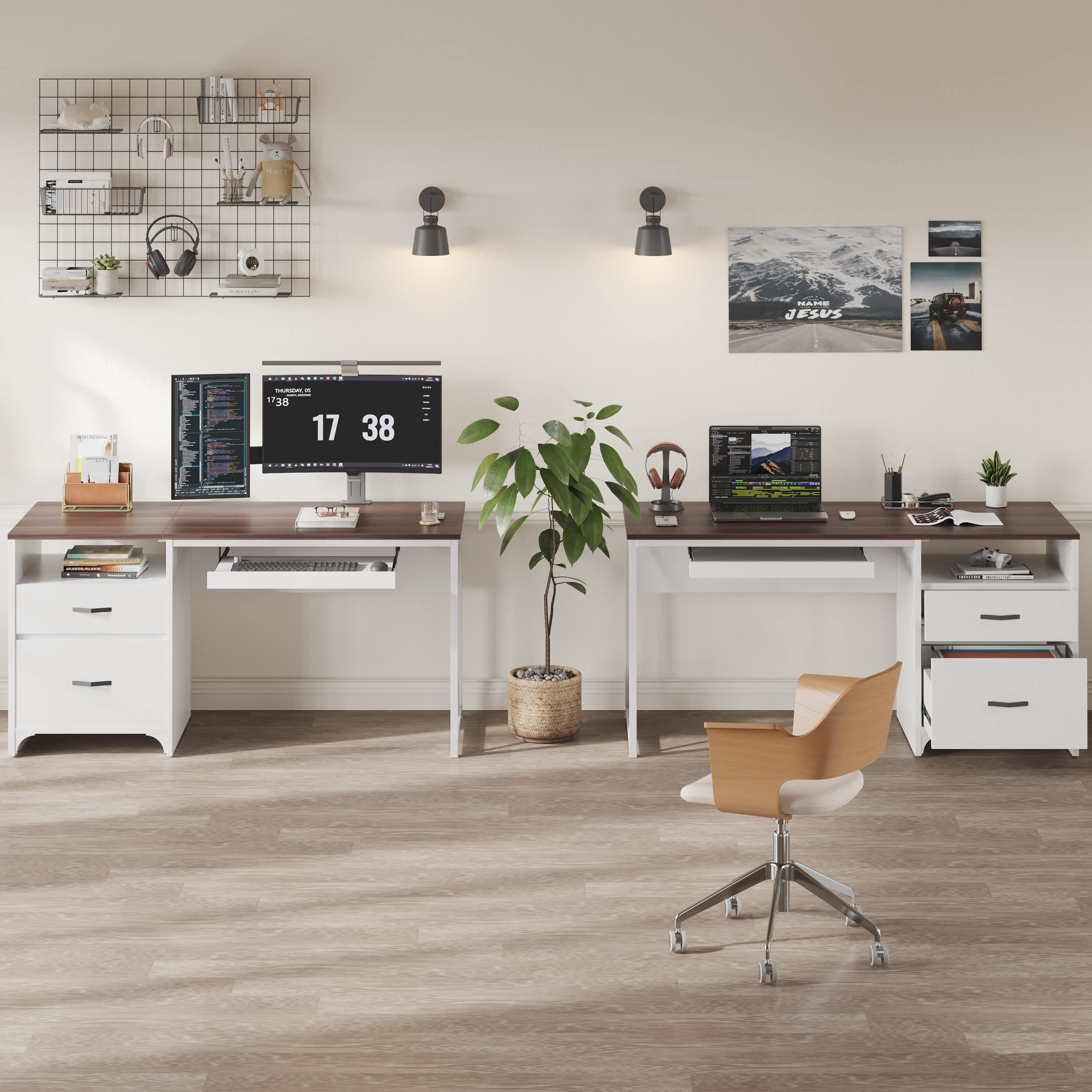 Bestier LOW-H105614C-WALD desks - View #4