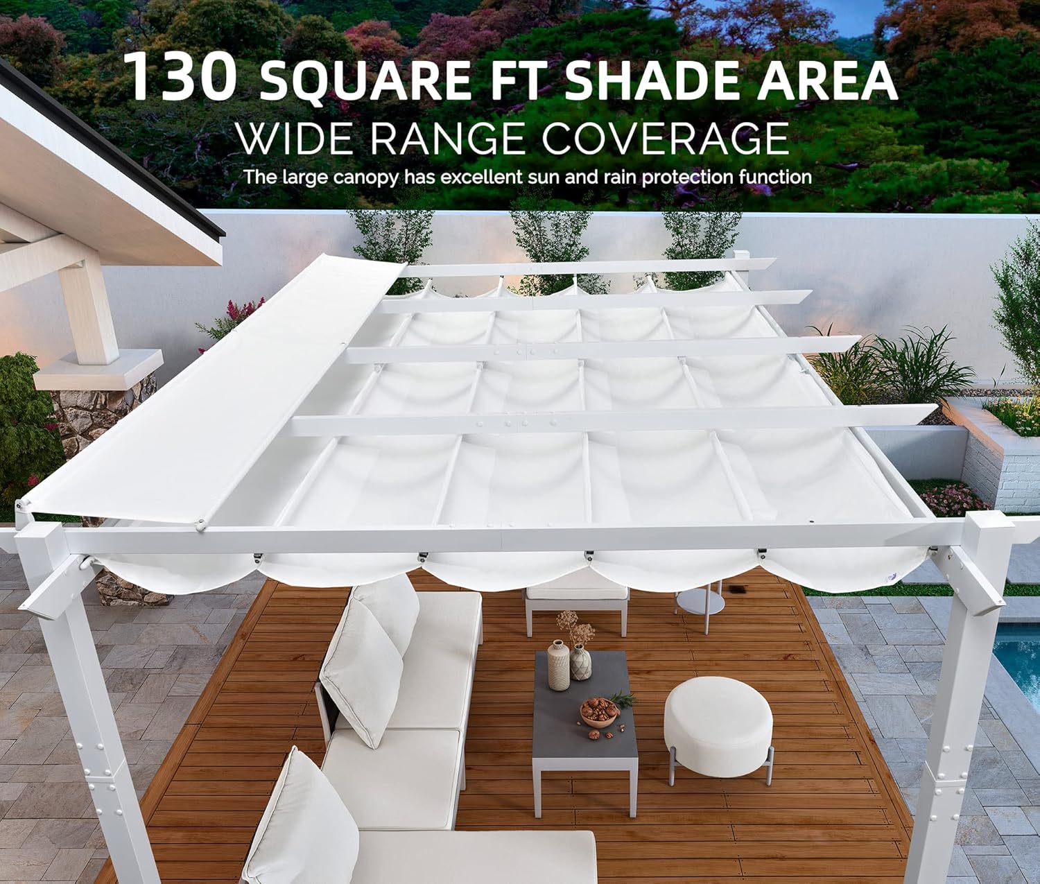 PURPLE LEAF LS05-PRG-BS1013-WT Pergolas-2 - View #4