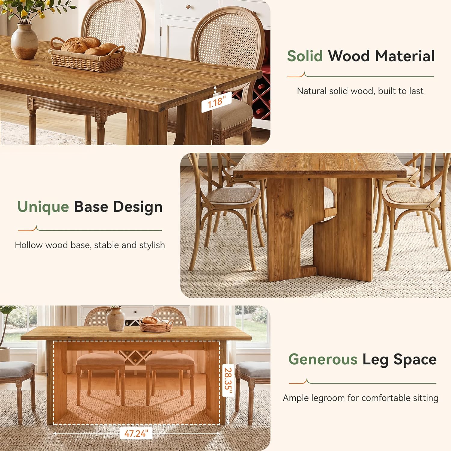 LITTLE TREE LWLT-QL0088-CLL Dining-Tables - View #2