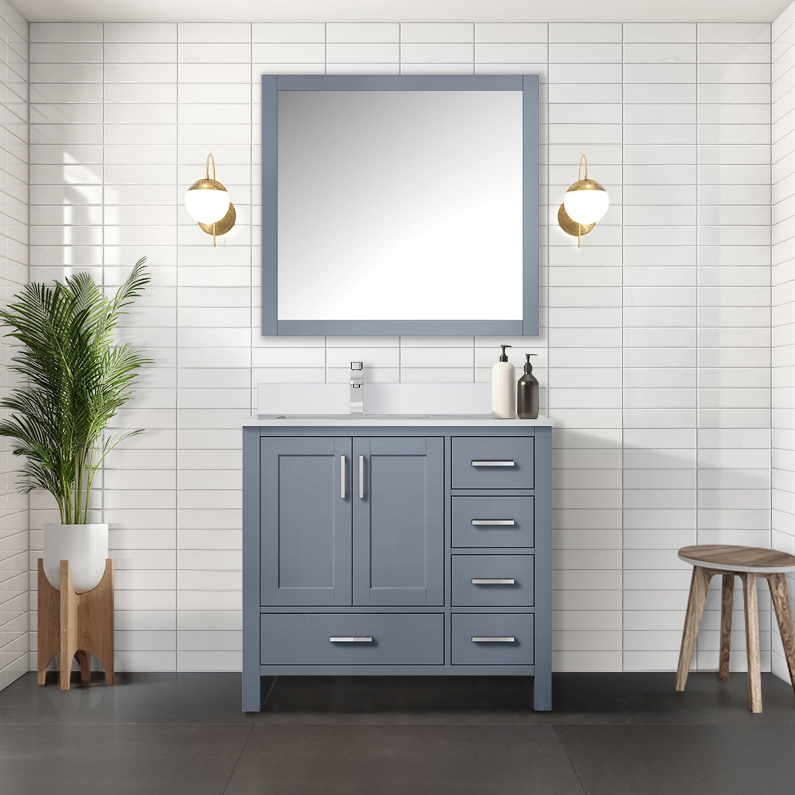 Lexora LVJ36SB310L Bath-Vanity-Combo - View #7