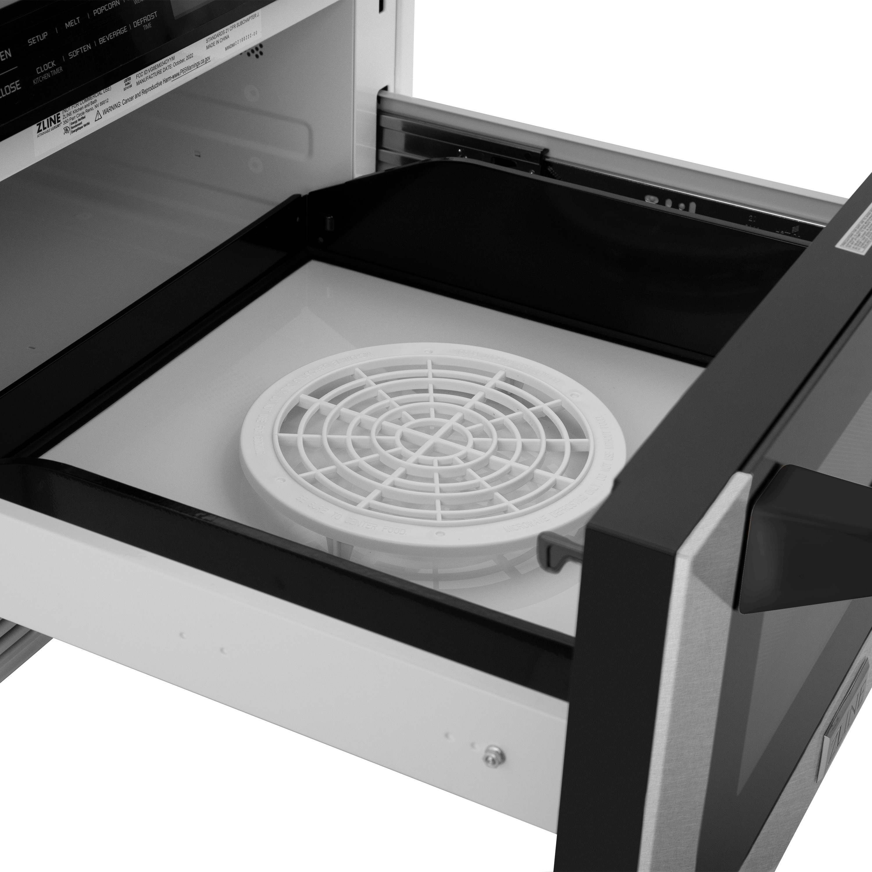 ZLINE KITCHEN & BATH MWDZ-1-SS-H-MB Microwave-Drawers - View #3