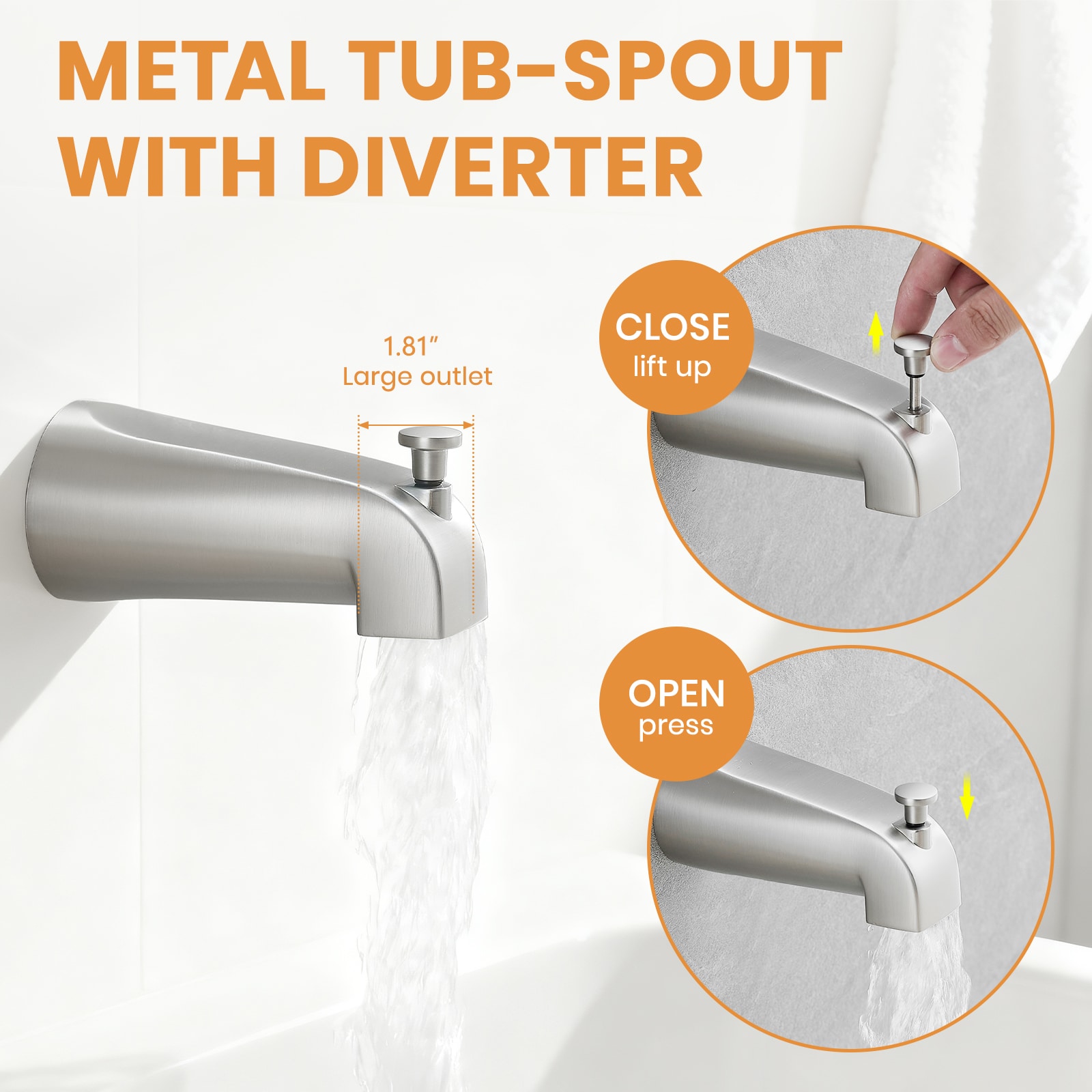 WELLFOR SPA-1527BG Tub-Shower-Faucets - View #5