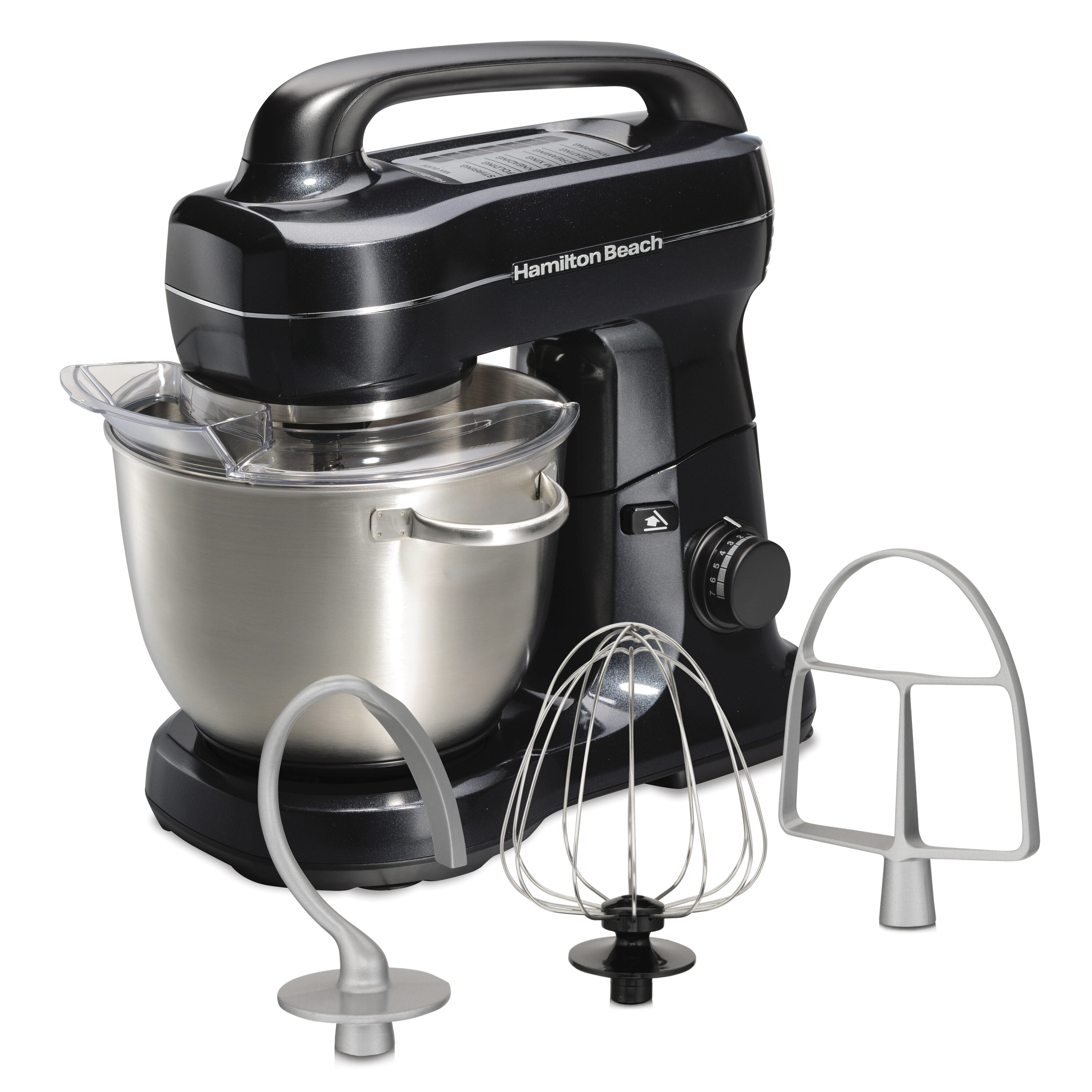  Kenmore Elite Heavy-Duty 6 Qt Bowl-Lift Stand Mixer, 600 Watts,  with Flat Beater, Wire Whisk, Dough Hook, Stainless Steel Bowls, LED Light,  Digital Countdown Timer, Metallic Grey: Home & Kitchen