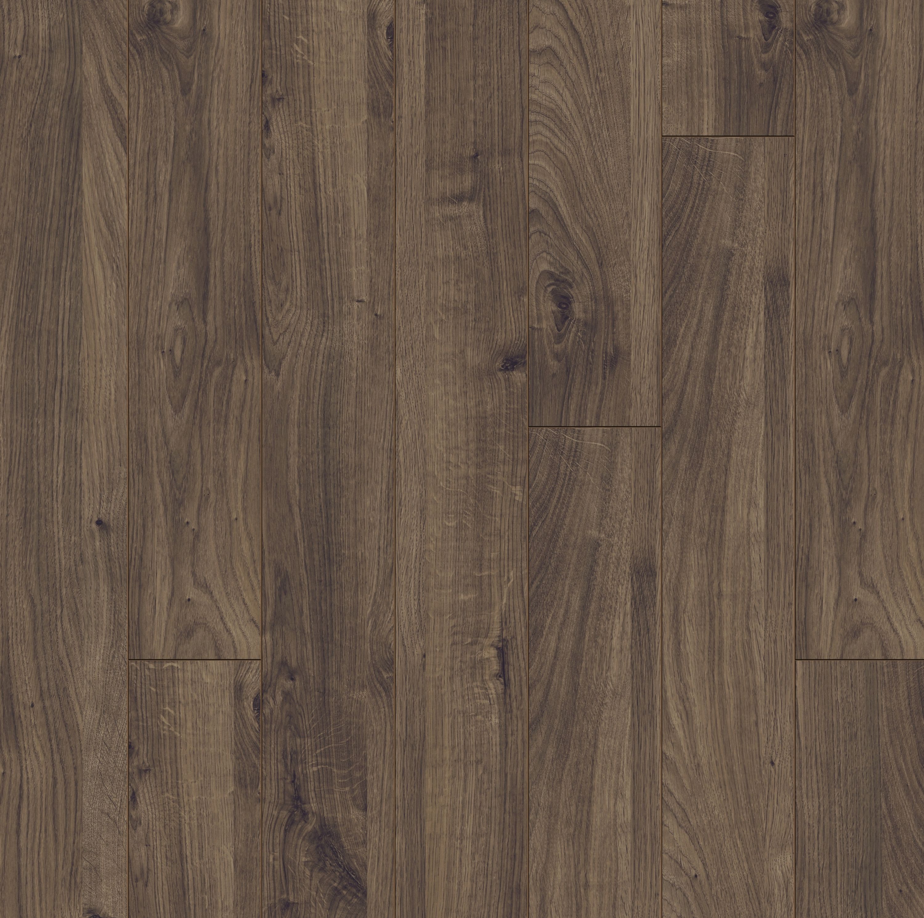 Lhotse Oak 12-mm T x 7-in W x 72-in L Water Resistant Wood Plank Laminate Flooring (18.84-sq ft) in Brown | - allen + roth L903