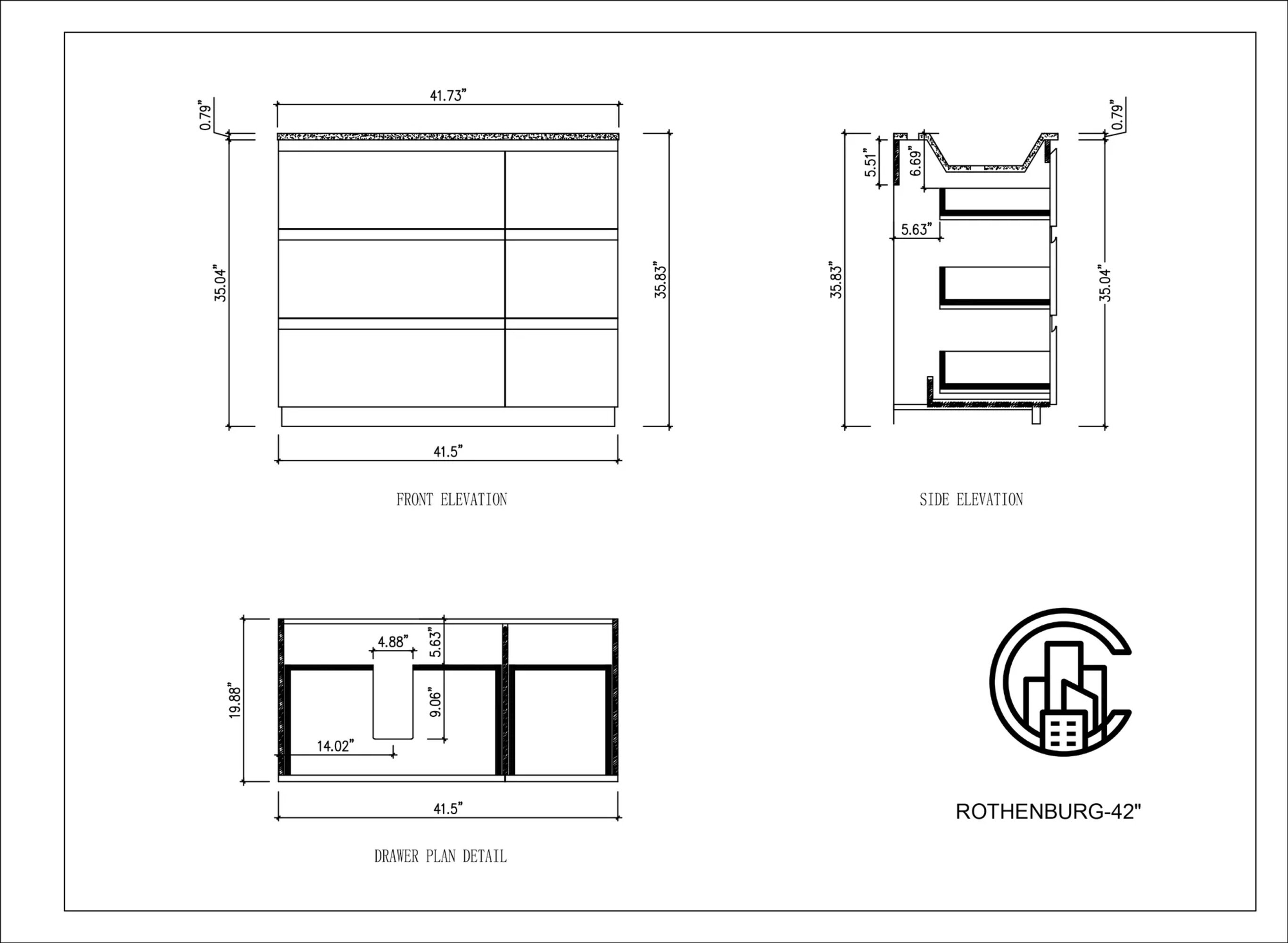 CARTISAN DESIGN VAROTCH42FD Bath-Vanity-Combo - View #6