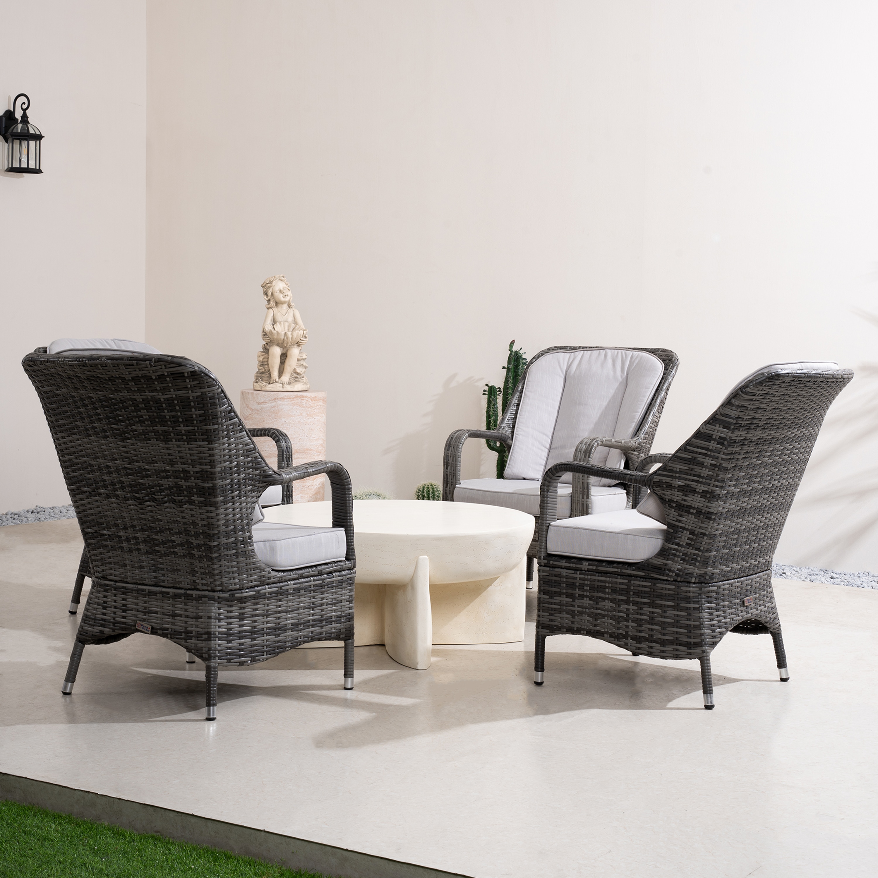 Direct Wicker DWT-152TABE&009GR2 Patio-Dining-Sets - View #8