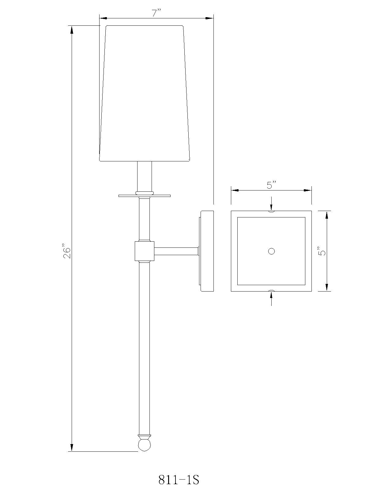 Z-Lite 811-1S-BN b090000 - View #8