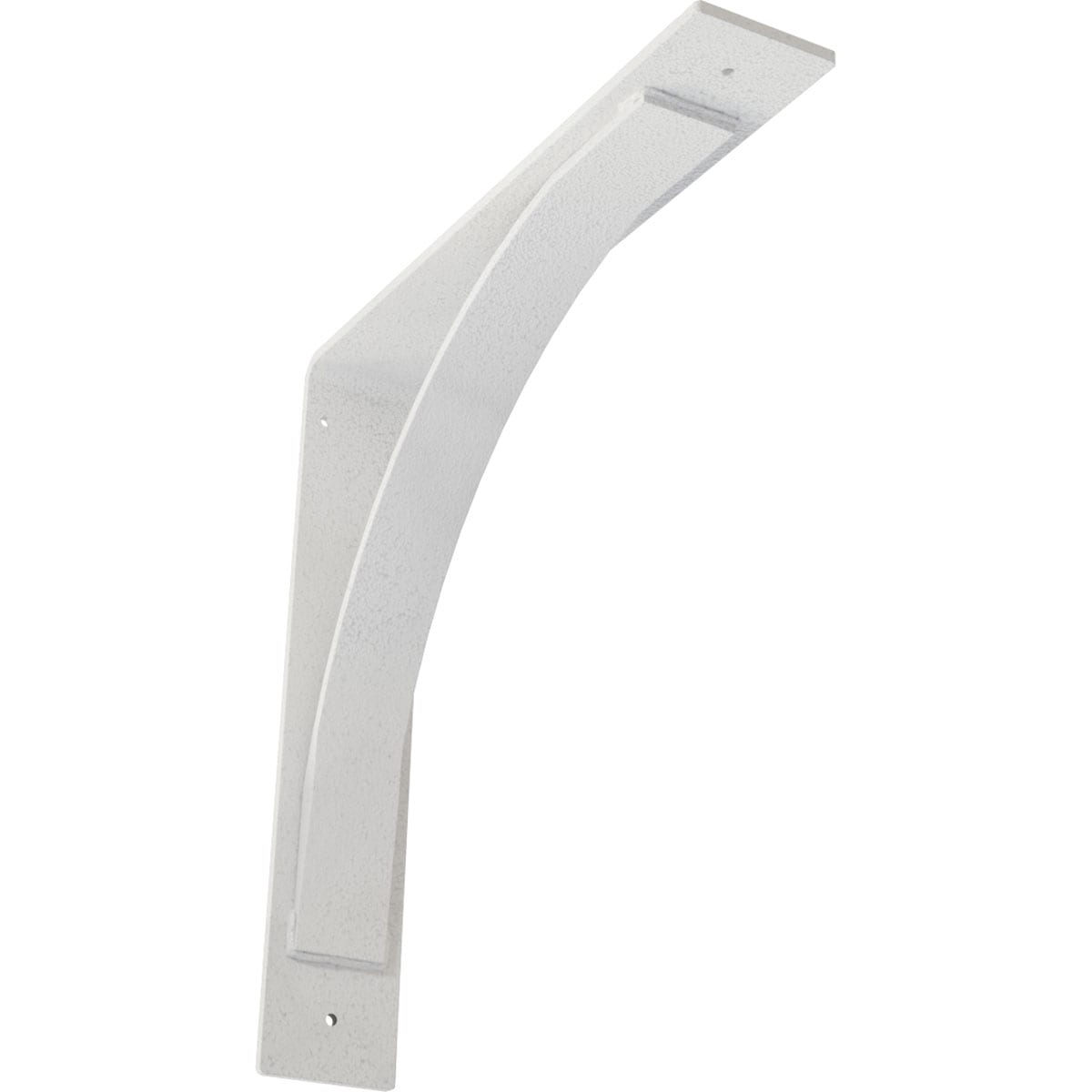 Ekena Millwork BKTM03X16X16MOHWH Morris Morris 16-in x 3-in x 16-in White Steel Mounting bracket