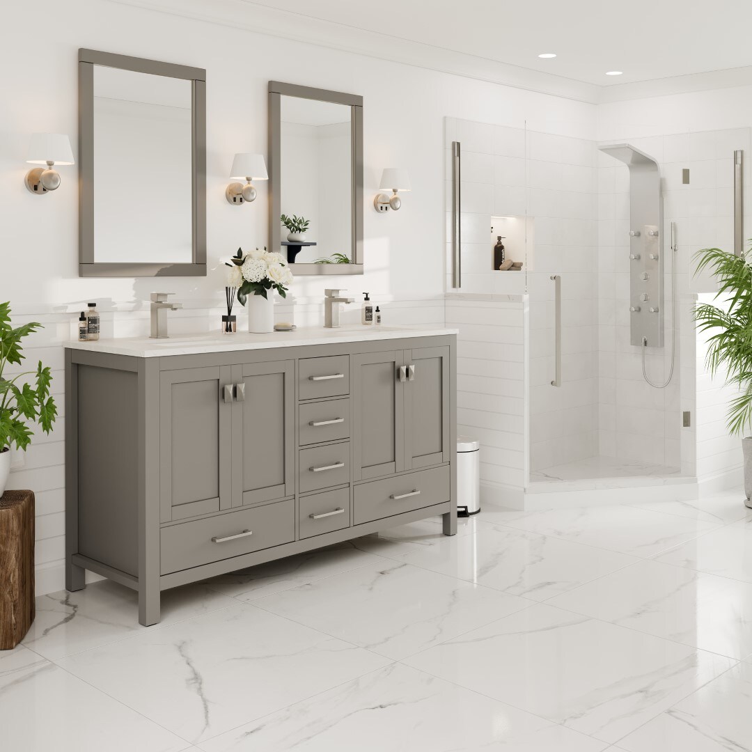 Eviva TVN414-60X18GR Bath-Vanity-Combo - View #3