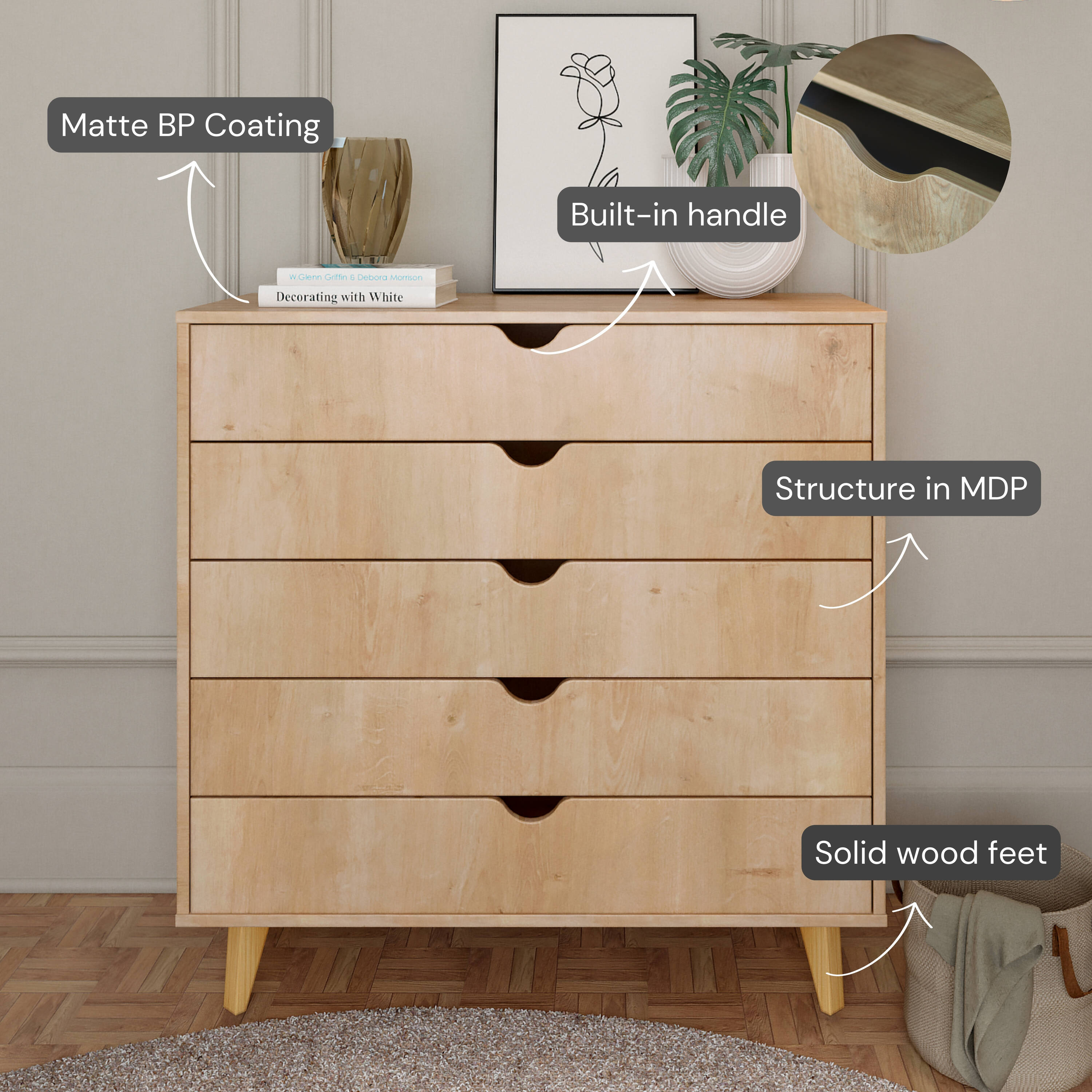 Falkk FKEX-801BERG dressers - View #6