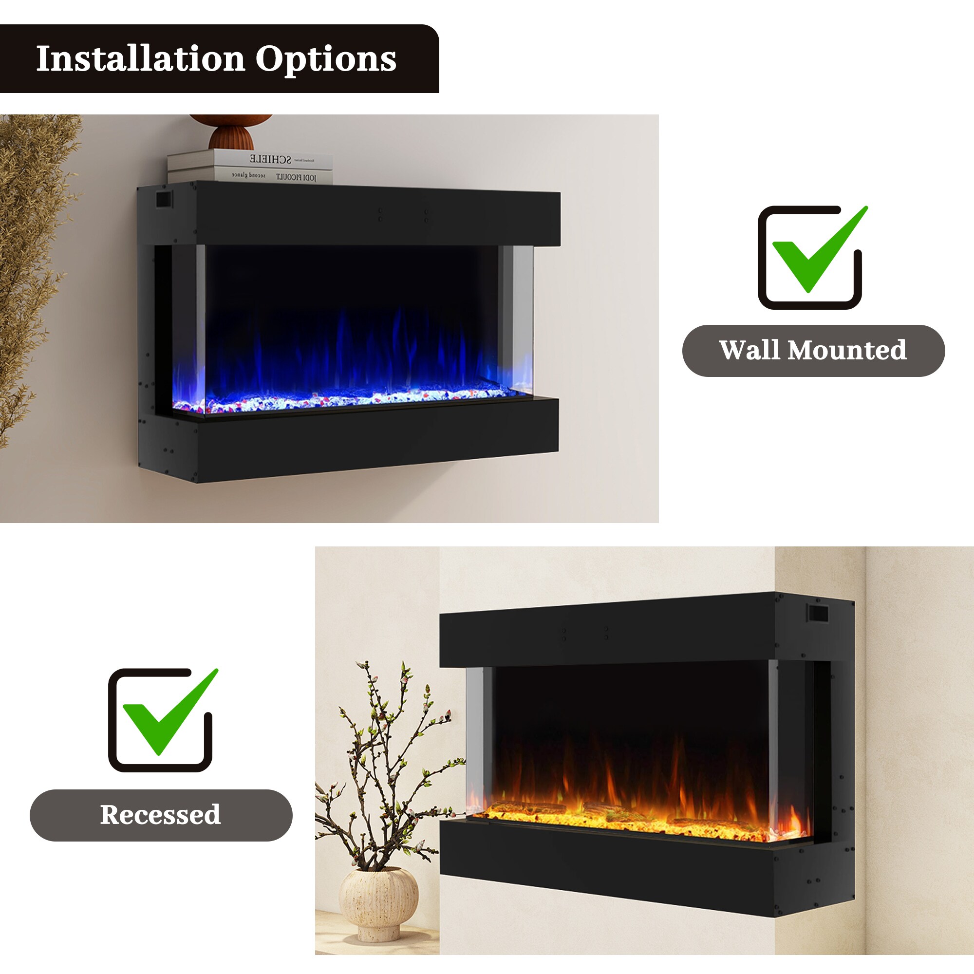 Clihome CL-0433STS42 Electric-Fireplaces - View #16