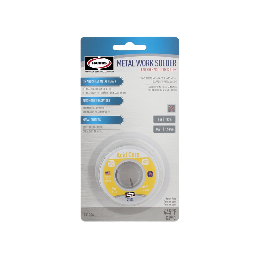 Harris Products Group 332389 4-oz Lead-free General Metal Solder