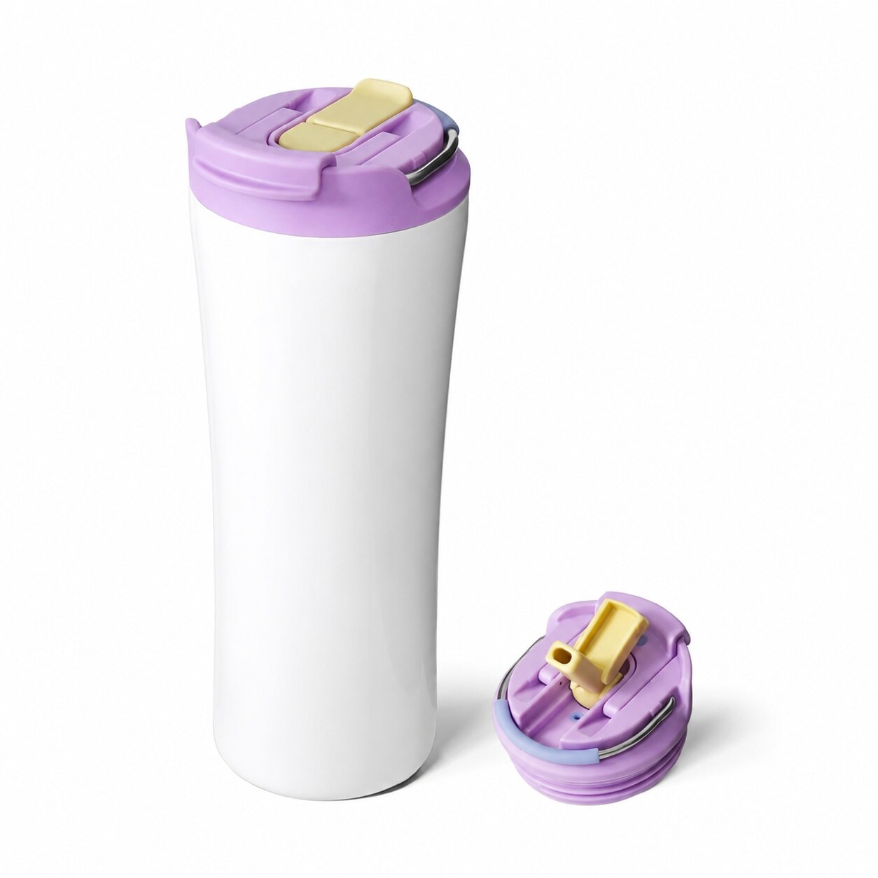 Aoibox  Insulated Coffee Tumblers with Dual use Lid and Straw Double Walled 18 oz Stainless Steel Iced Travel Mug