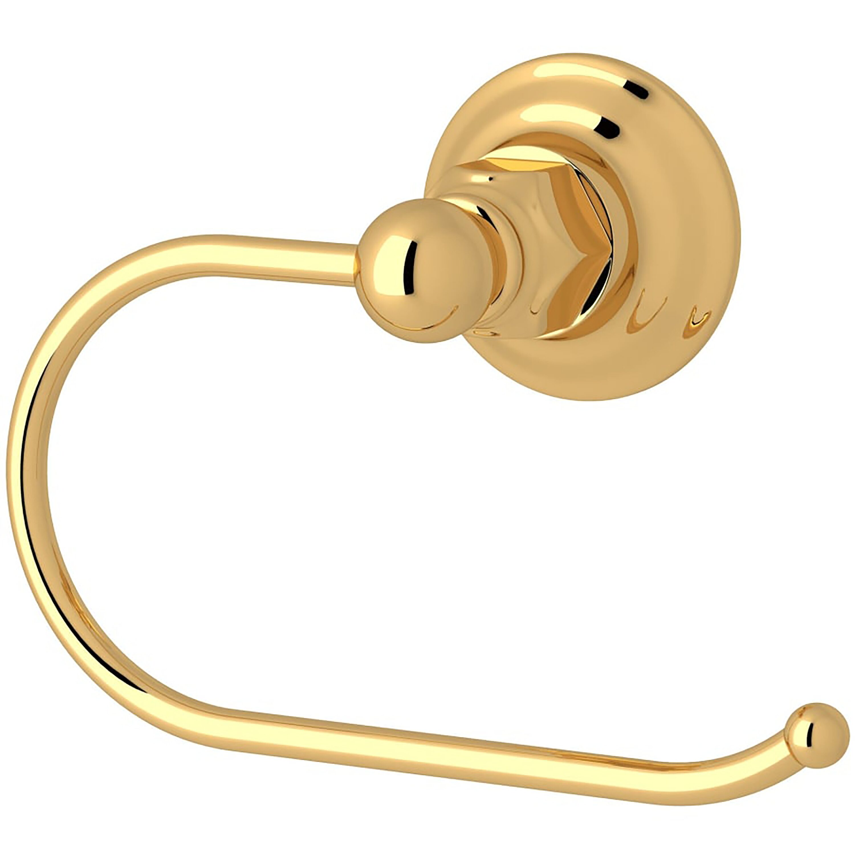 Rohl ROT8IB Italian Brass Wall mount Euro Toilet Paper Holder 1 -Rolls with Storage