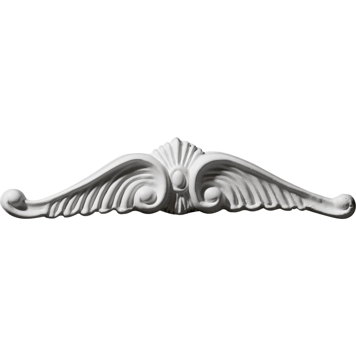 Ekena Millwork ONL05X01X01WI Wings 5.625-Inches W x 1.375-Inches H Primed Applique