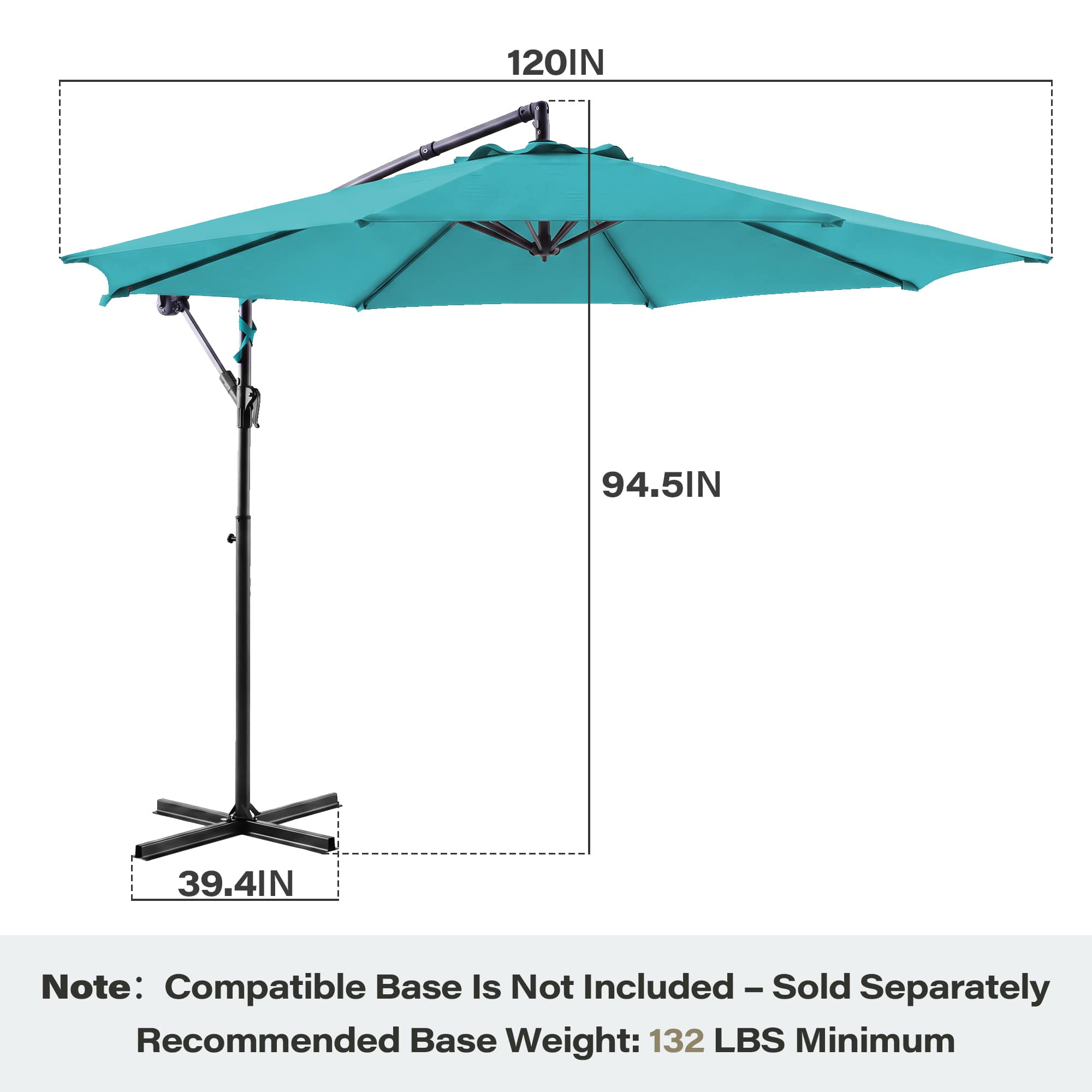 LAUSAINT HOME UMCL313-110-BL7 Umbrellas-2 - View #3