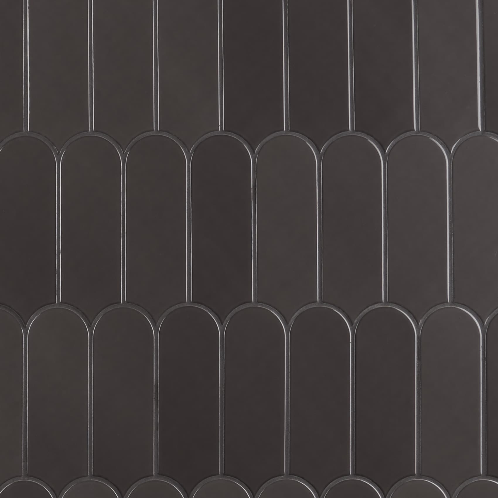 Artmore Tile EXT3RD108077 Blade Charcoal 3-in x 8-in Polished Ceramic Subway Standard Wall Tile ( 5.15-sq ft Carton )