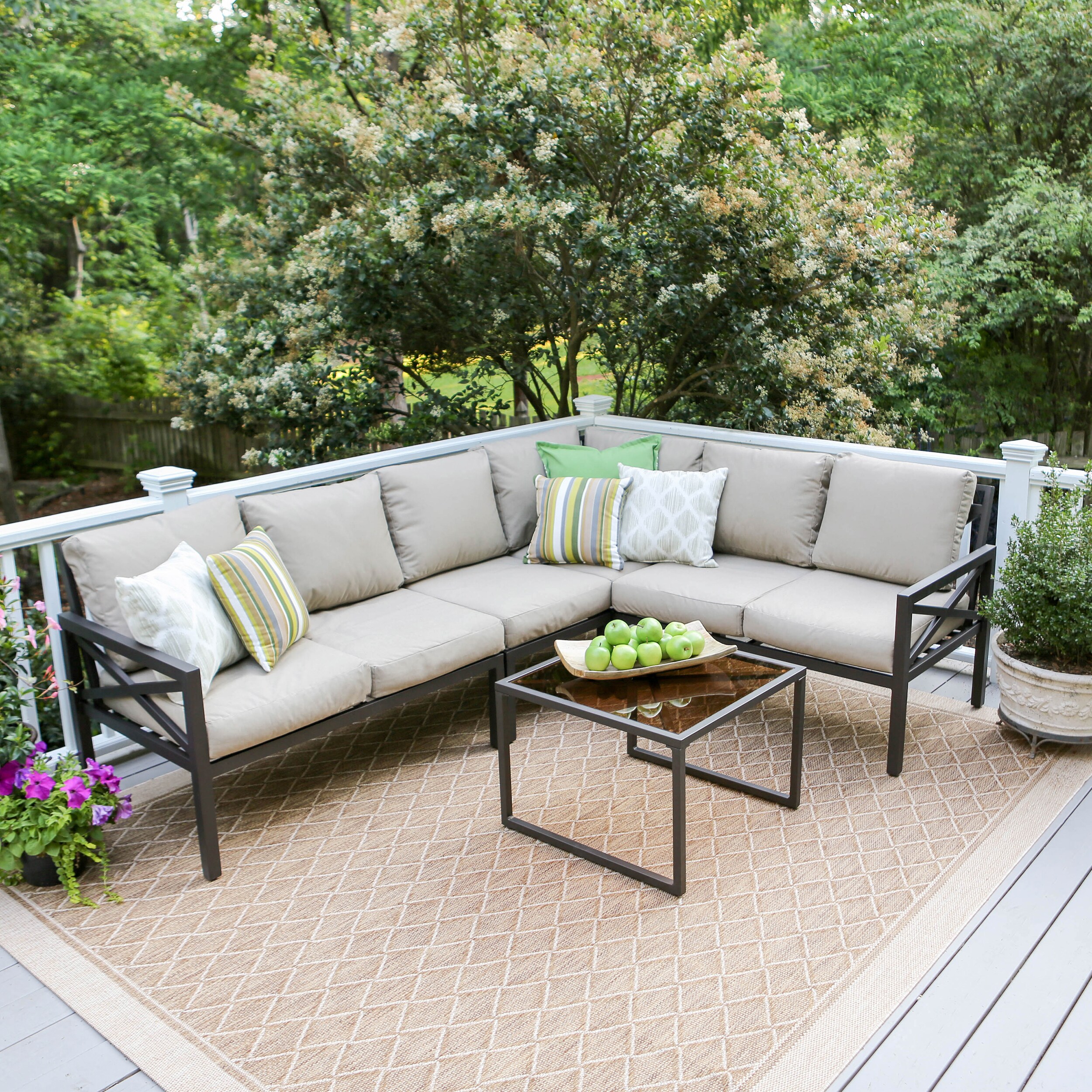 sunbrella outdoor sectional