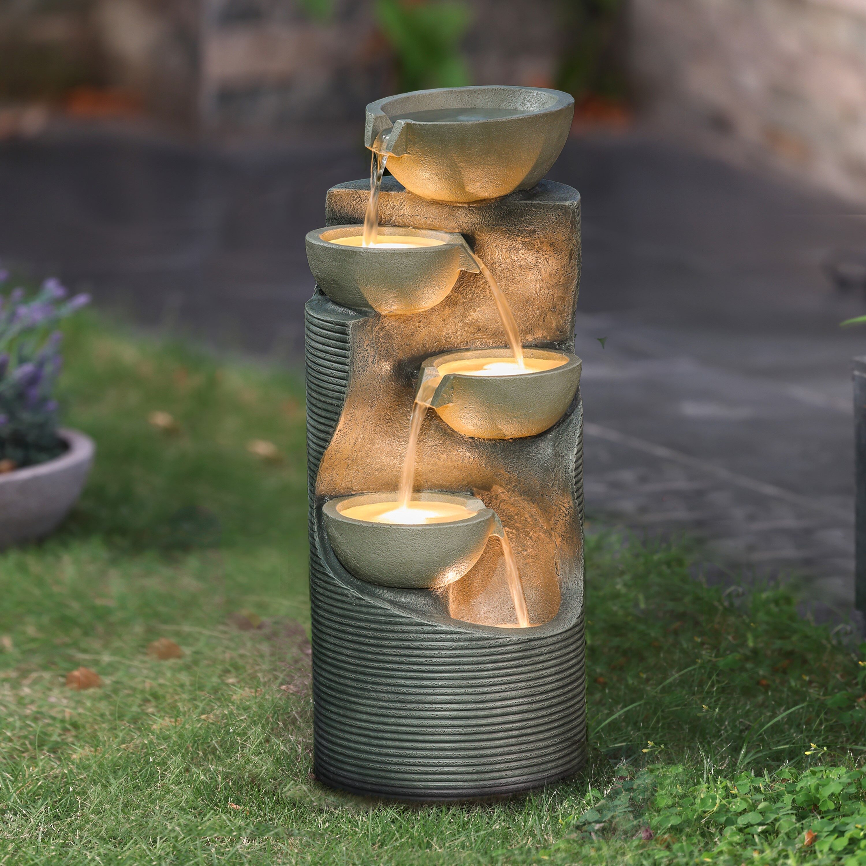 LuxenHome WHF734 fountains - View #2
