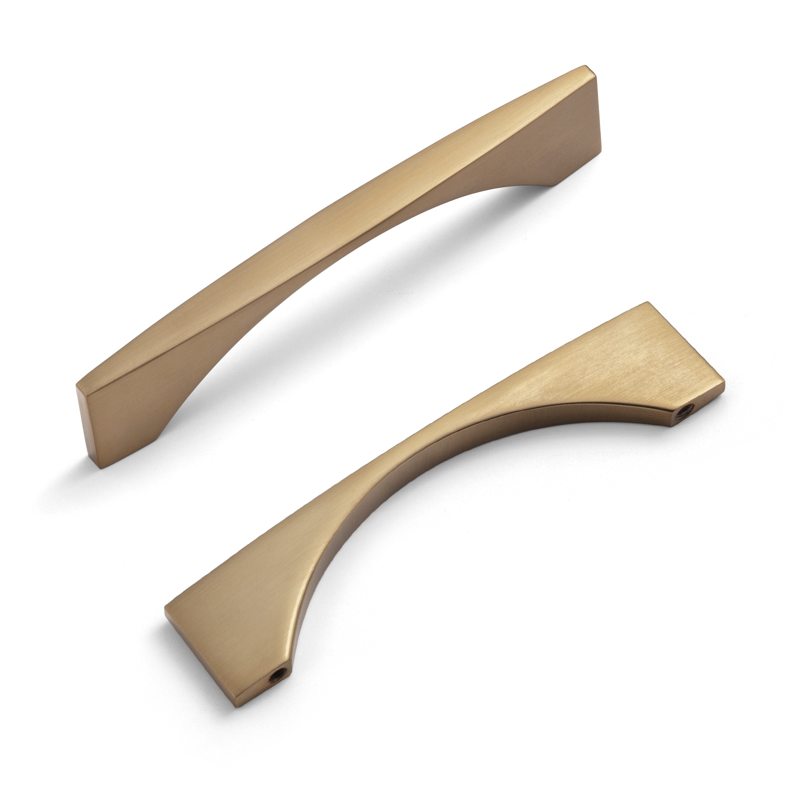 Miaokesen 074UBR-96 3-3/4-in , 96mm Center to Center Champagne Bronze Novelty Handle 6 -Pack