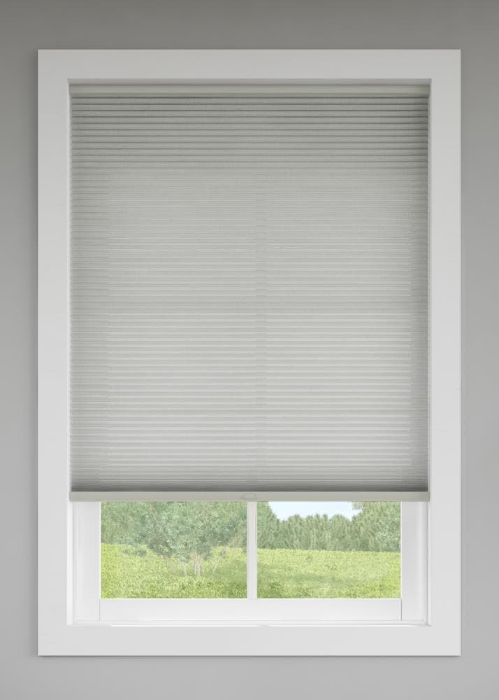 LEVOLOR 1004453 48-in x 72-in Graphite Light Filtering Cordless Cellular Shade