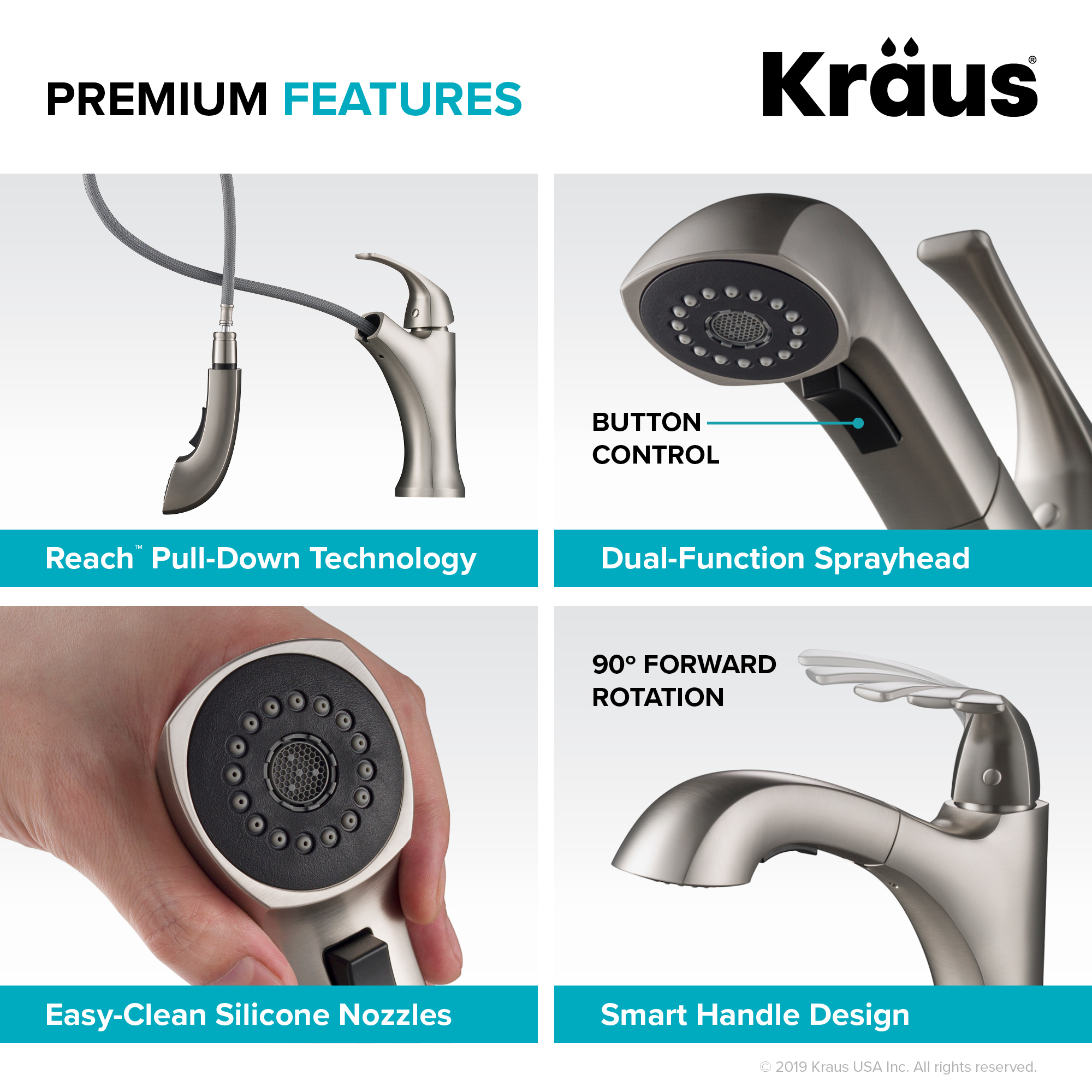 Kraus KPF-2252SFS Kitchen-Faucets - View #5