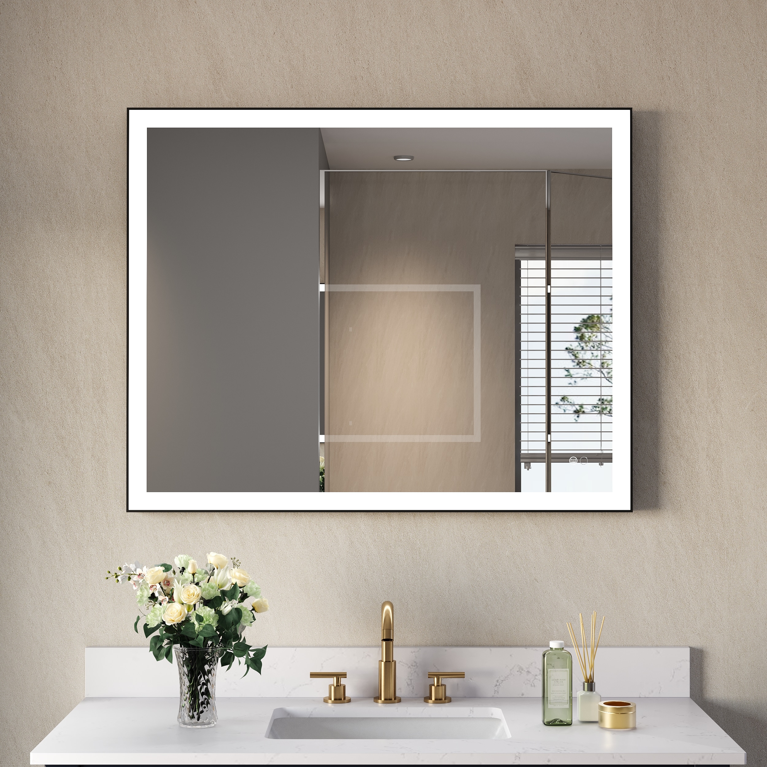 Forclover MEAM-5F4032MB Framed-Bath-Mirrors - View #10