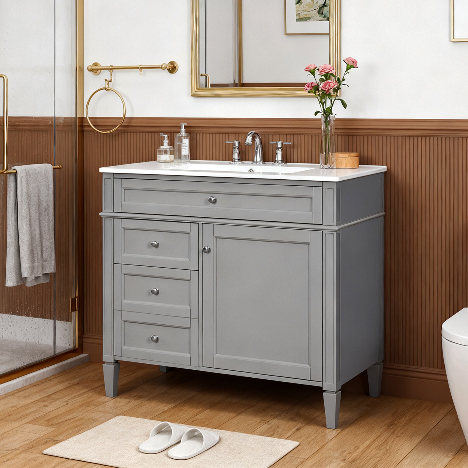 Siavonce ZX-A9F5U Bath-Vanity-Combo - View #10