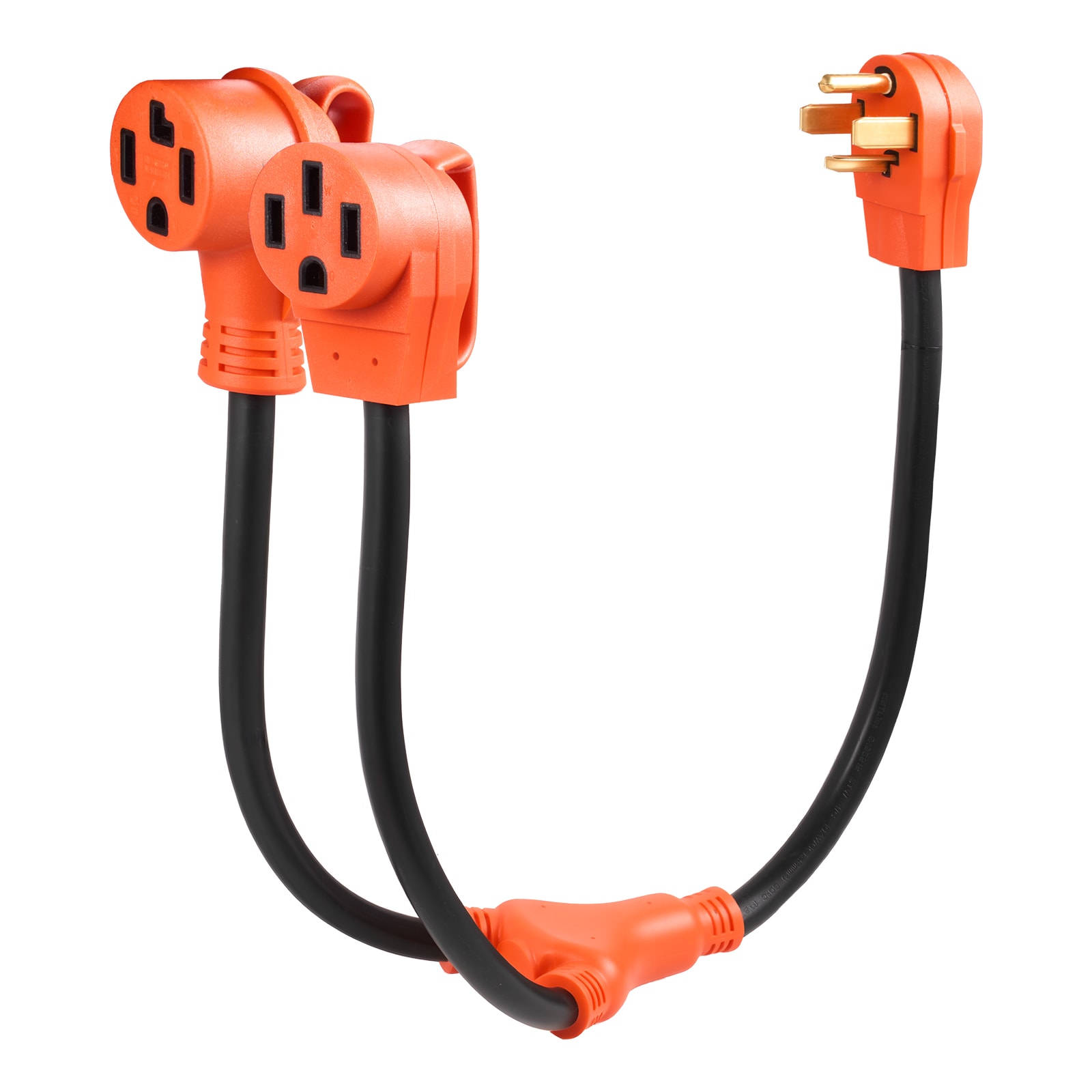 GIVIMO - Y Splitter Adapter 30 Amp 4 Prong Outlet 240V Dryer to EV Charger Adapter NEMA 14-30P to...